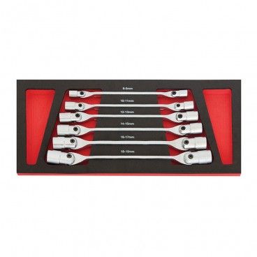 ARTICULATED SOCKET WRENCH SET 6PCS