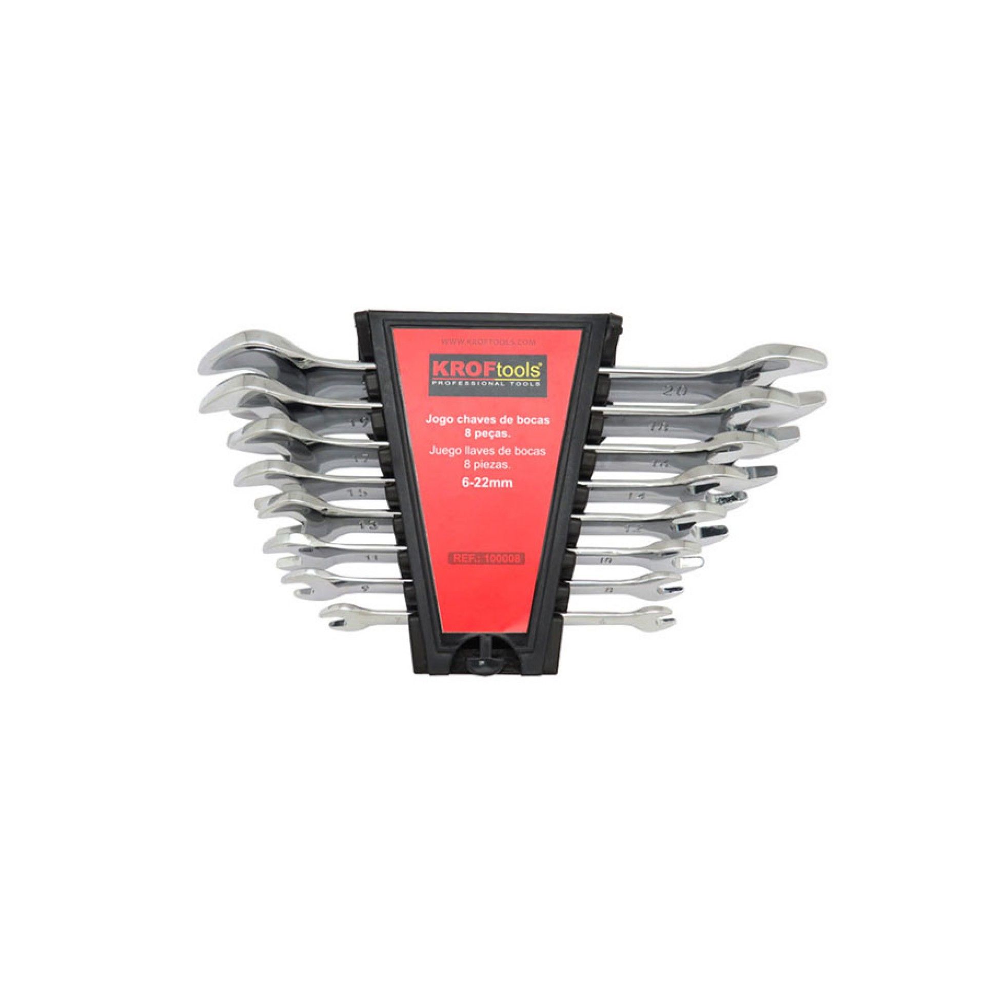 JUEGO 8 LLAVES FIJAS 6-22mm