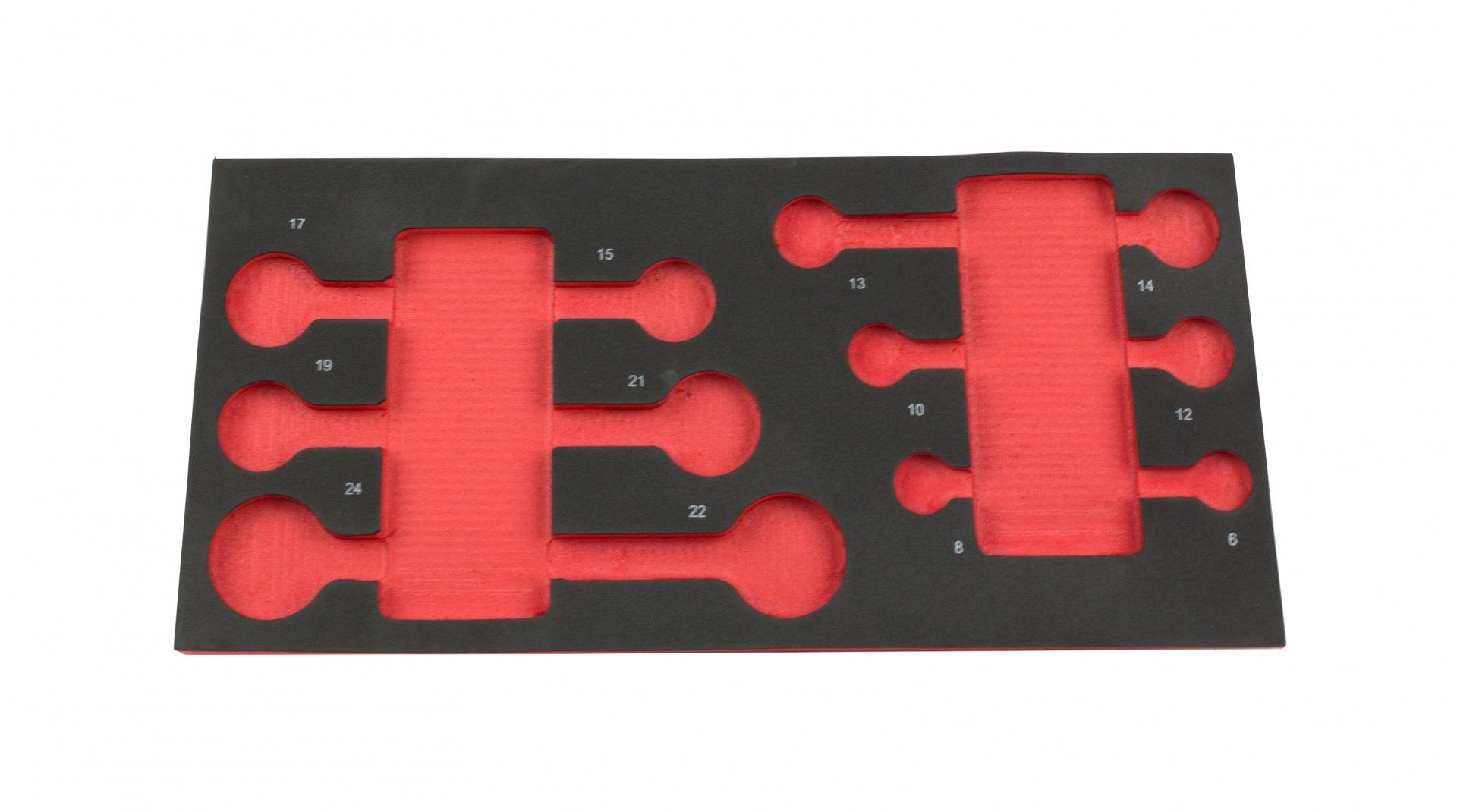 MÓDULO 6PZS LLAVES FRENO 6-24mm VACIO