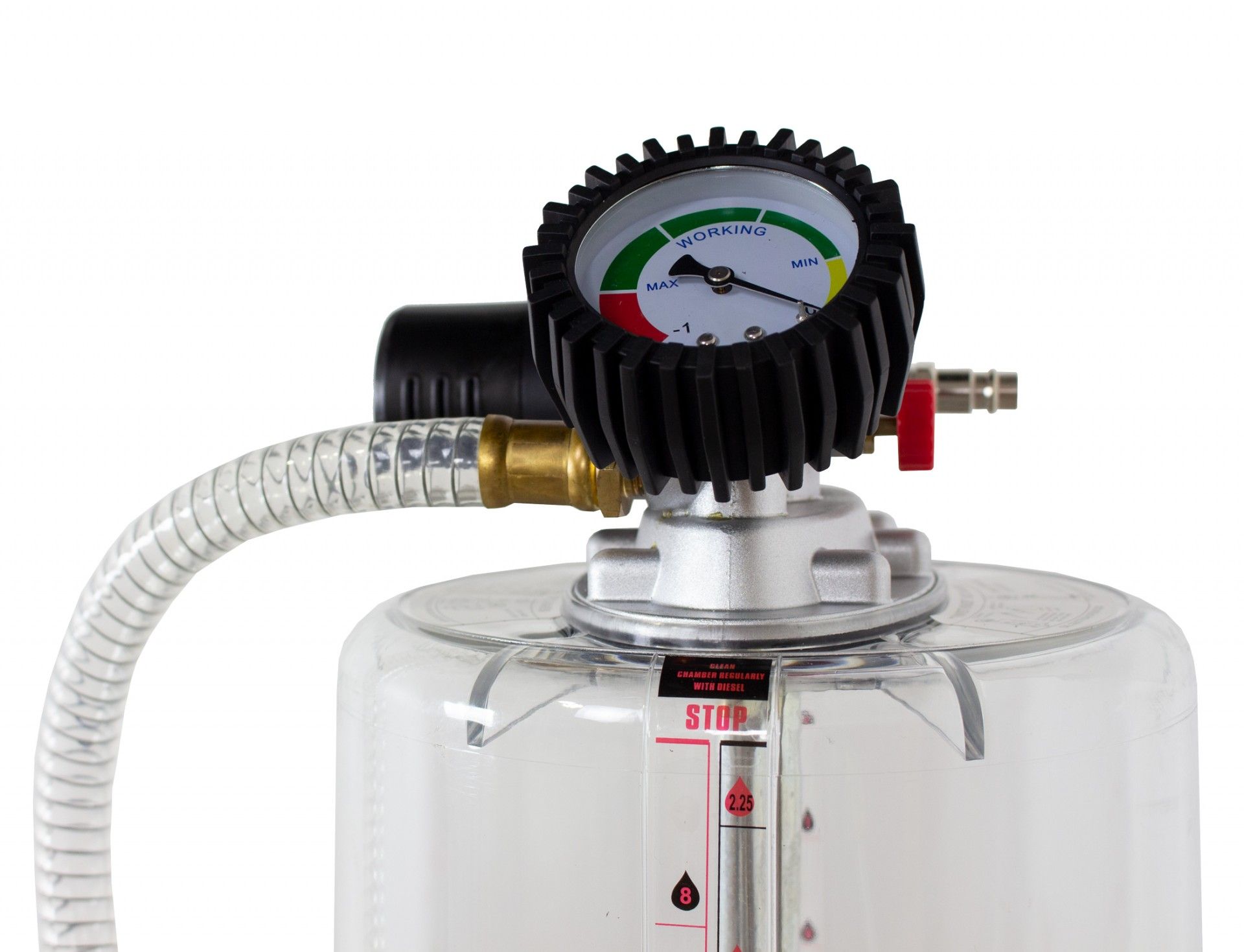 ASPIRADOR ACEITE CON VISUALIZADOR 90L