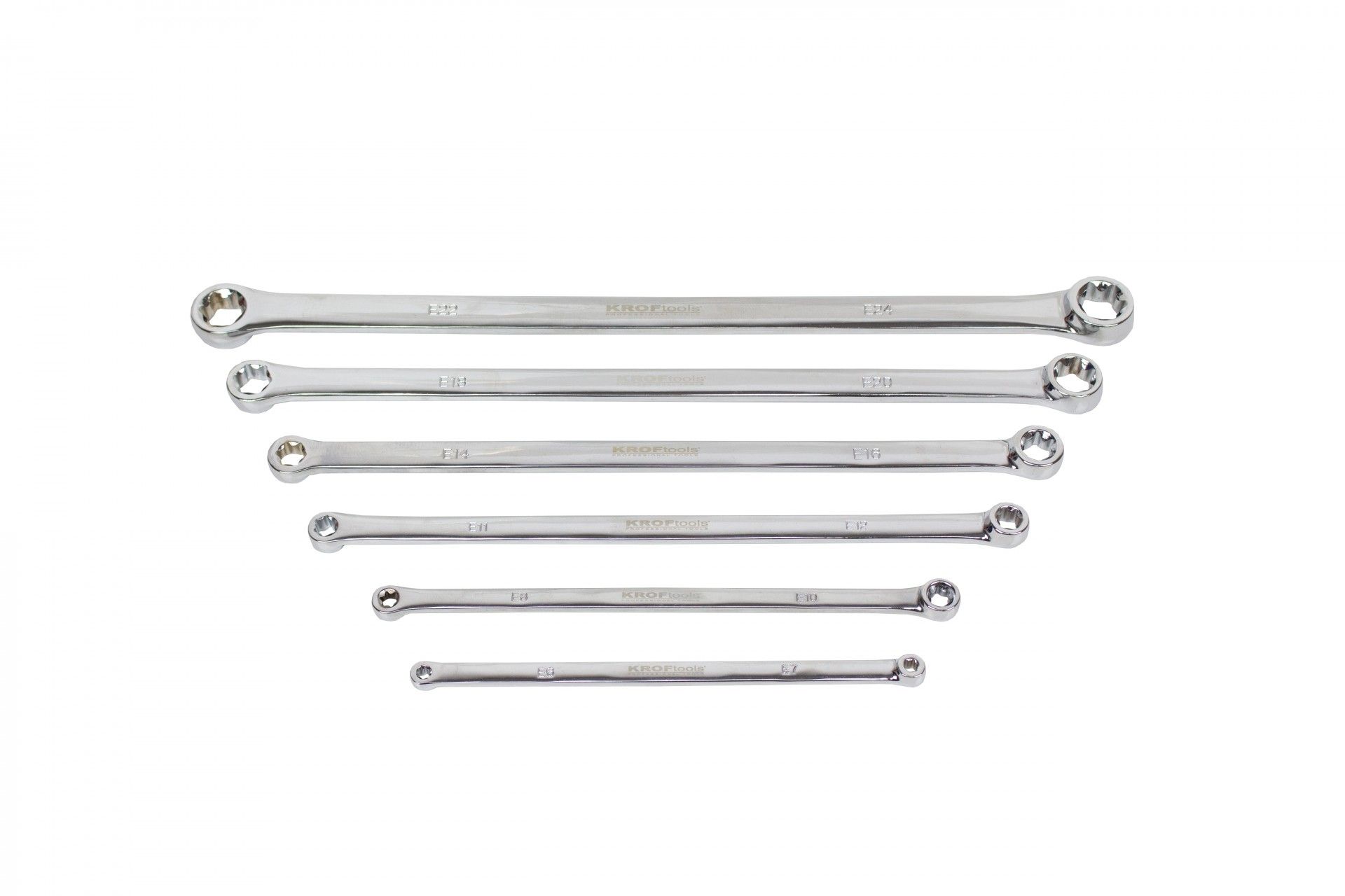 JUEGO LLAVES TORX EXTRA LARGAS 6PZS E6-E24