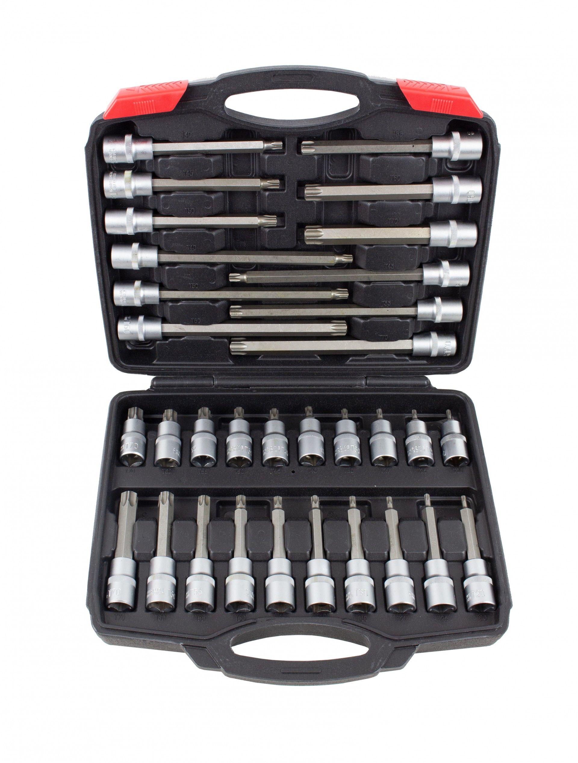 KIT CHAVES CAIXA C/ BIT TORX 1/2" 32 PCS