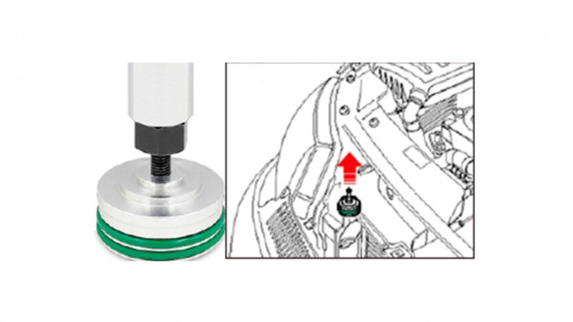 EXTRACTEUR DE JOINT DE RADIATEUR AC M5