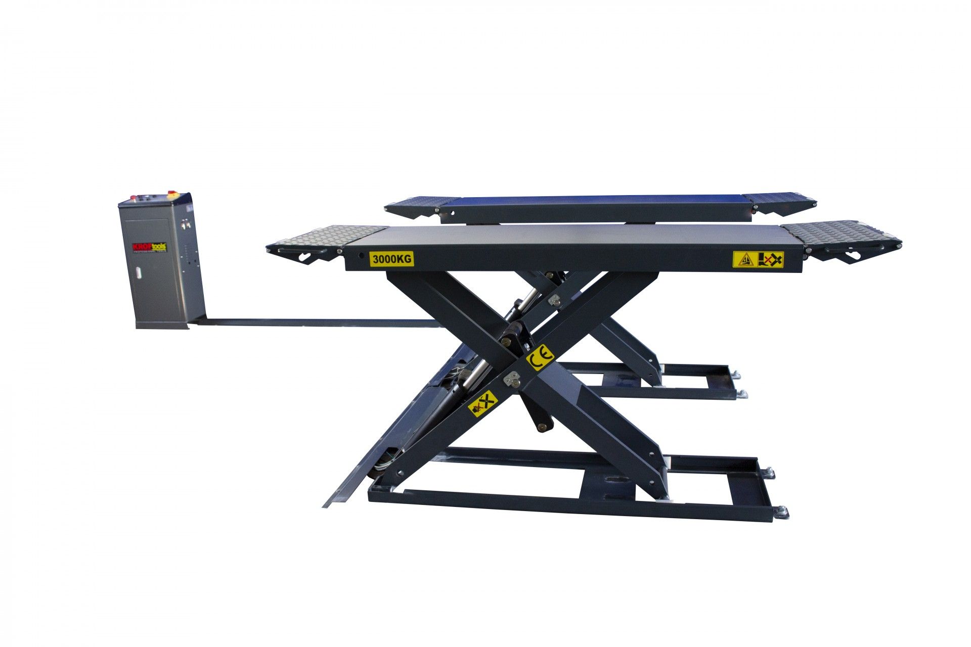 3TONNEN BODENHYDRAULISCHE SCHERENBÜHNE 1M HUBHÖHE