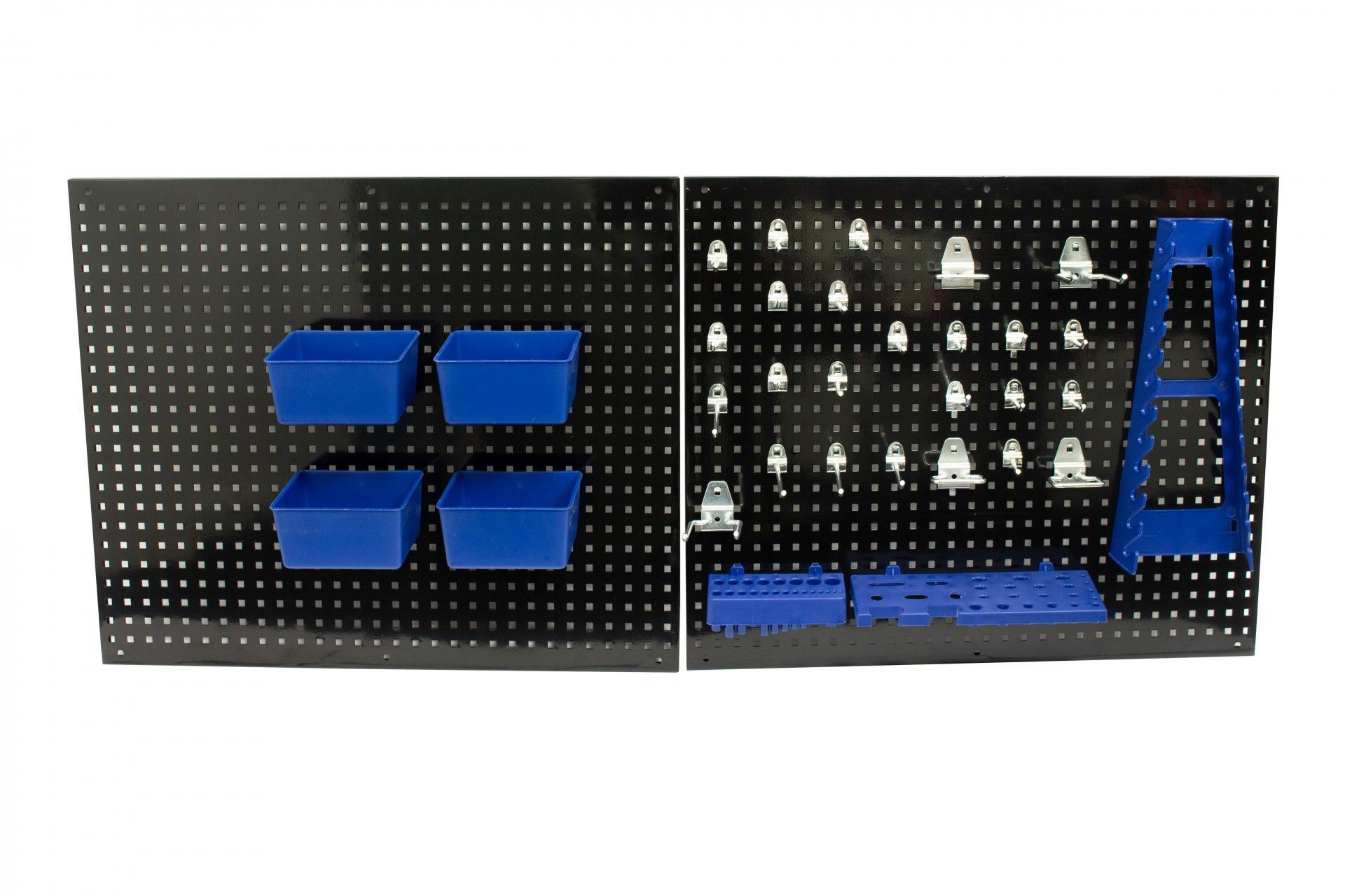 KIT 2 PANELES PERFORADOS C/ 32 ACCESORIOS