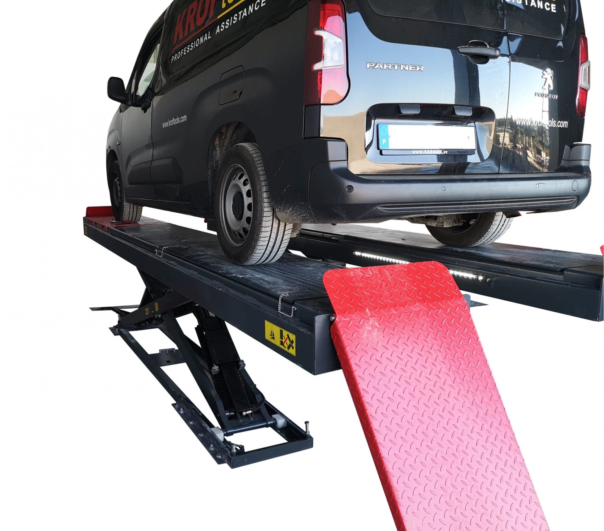 5,5T LOW PROFILE DOUBLE SCISSOR LIFT ALIGNMENT W/LED