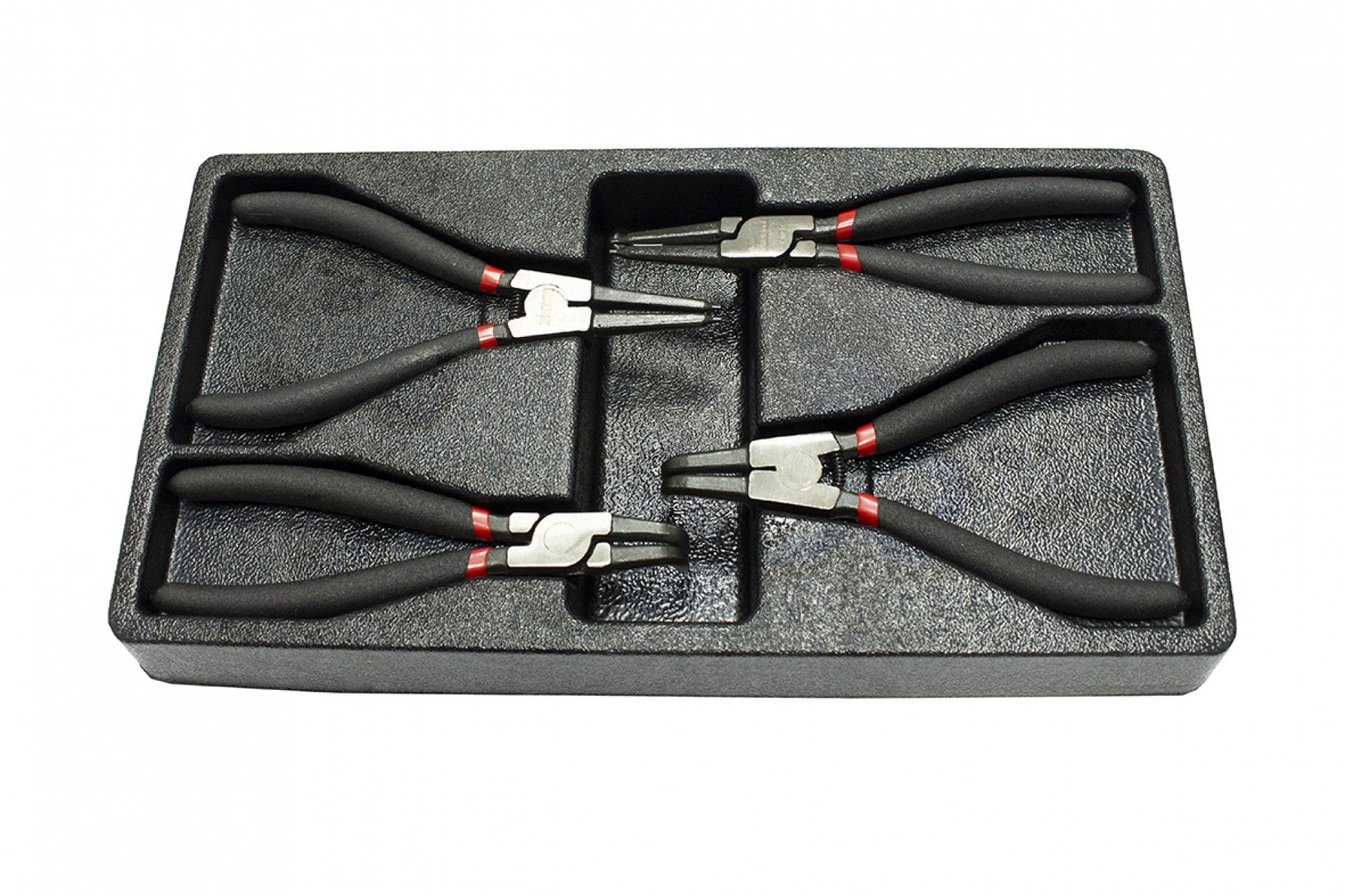 JUEGO 4PZS ALICATE PUNTAS INT. Y EXT. CURVOS Y RECTOS