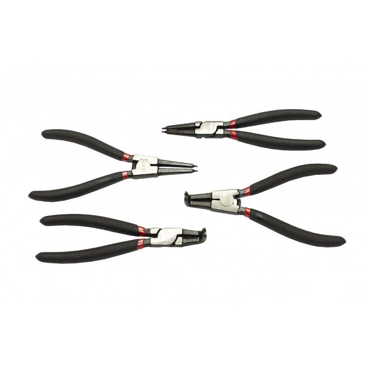 CIRCLIP PLIERS SET 4PCS INT EXT BENDED AND STRAIGHT