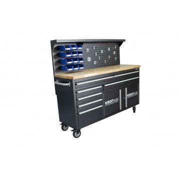 60´´ MOBILE WORKBENCH WITH PERFORATED PANEL