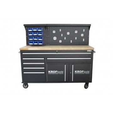 60´´ MOBILE WORKBENCH WITH PERFORATED PANEL