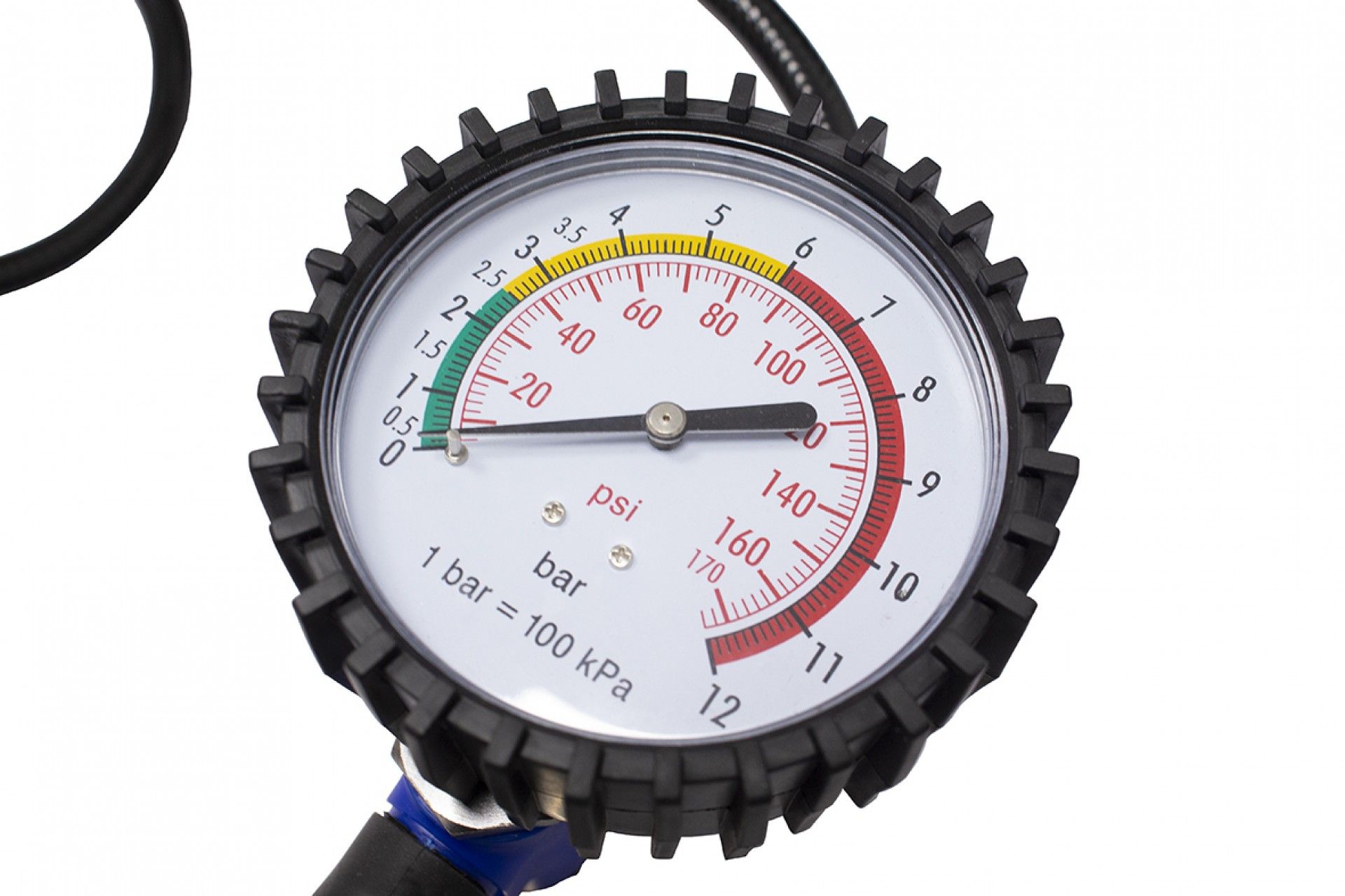 MANÓMETRO ENCHER PNEUS 0-170 PSI ALTA PRECISÃO