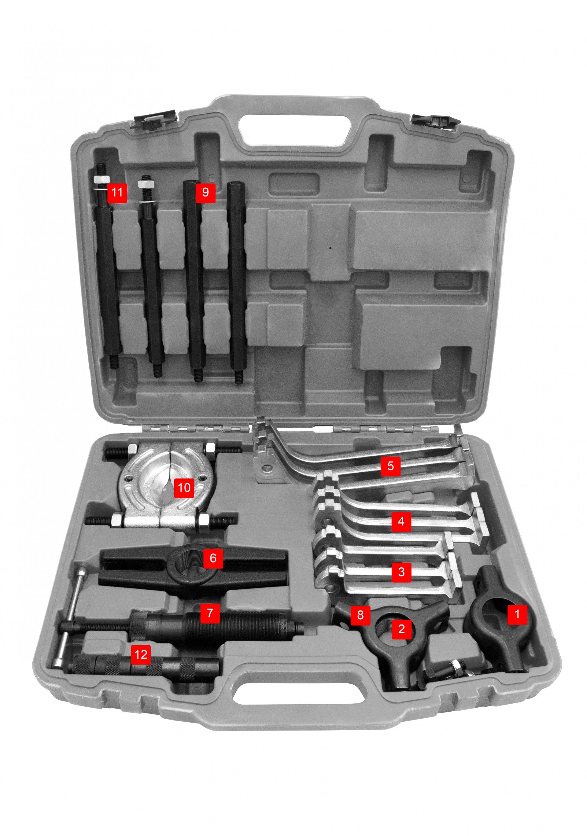 JOGO 21PCS SACAS COM FUSO HIDRÁULICO