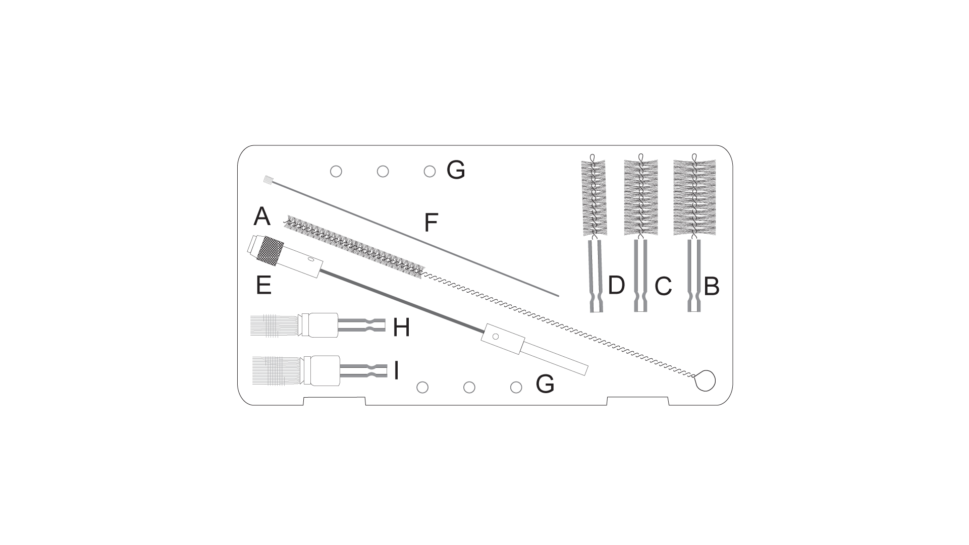 UNIVERSAL INJECTOR SEAT CLEANING SET