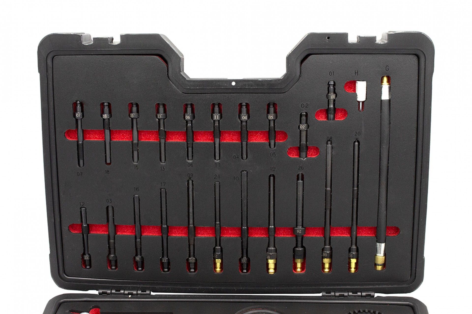 JOGO COMPRESSÍMETRO E TESTE FUGAS DIESEL / GASOLINA