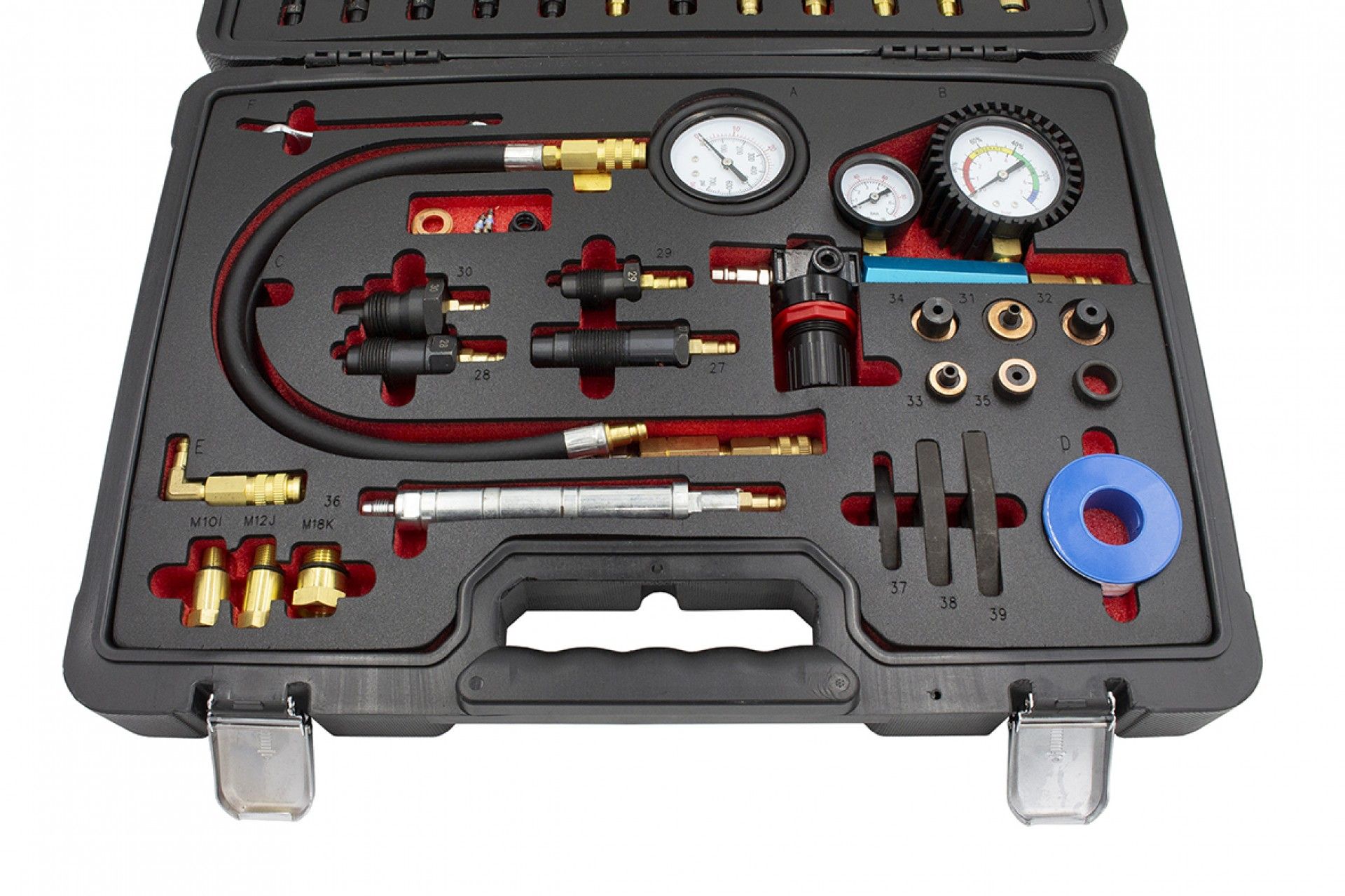 JOGO COMPRESSÍMETRO E TESTE FUGAS DIESEL / GASOLINA