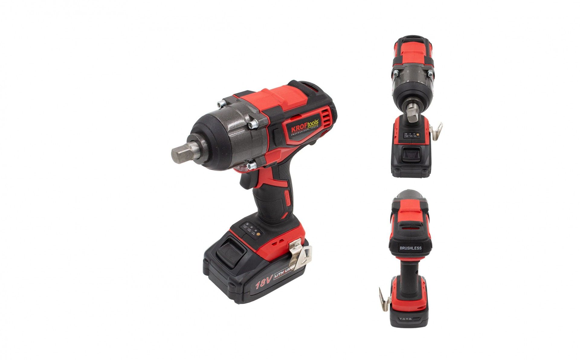 1/2" IMPACT WRENCH + ANGLE GRINDER KIT - 18V