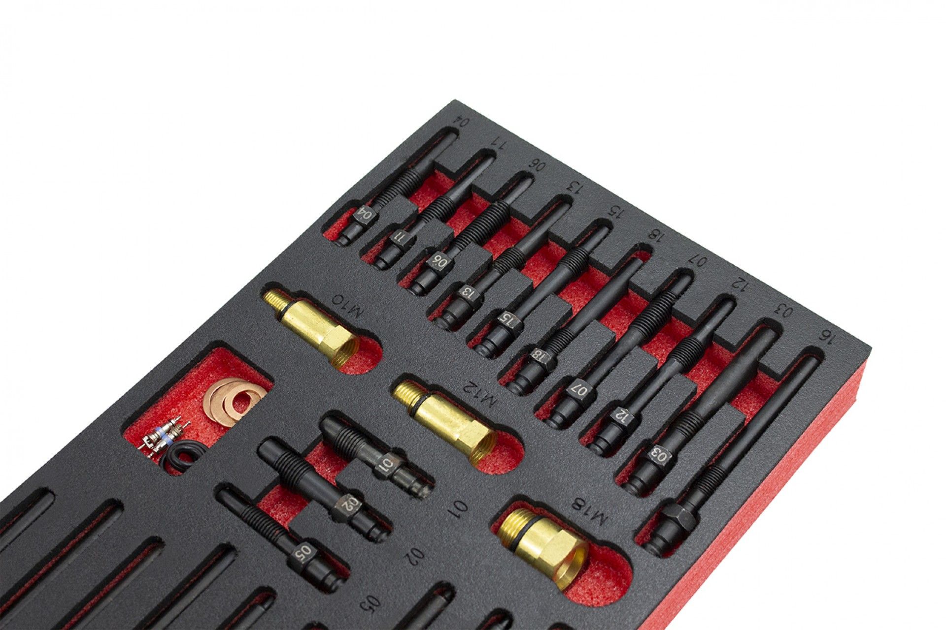 KIT ADAPTADORES PARA TESTES DE COMPRESSÃO E FUGA 30PCS