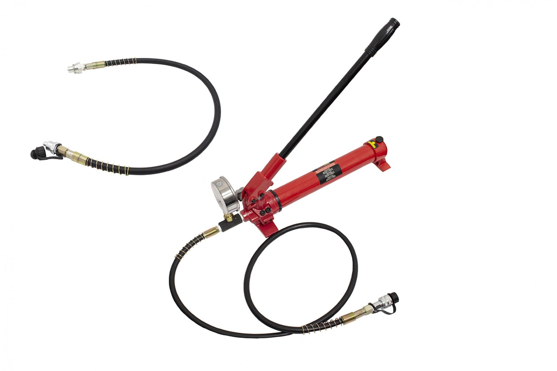 HAND OPERATED HYDRAULIC PUMP WITH GAUGE