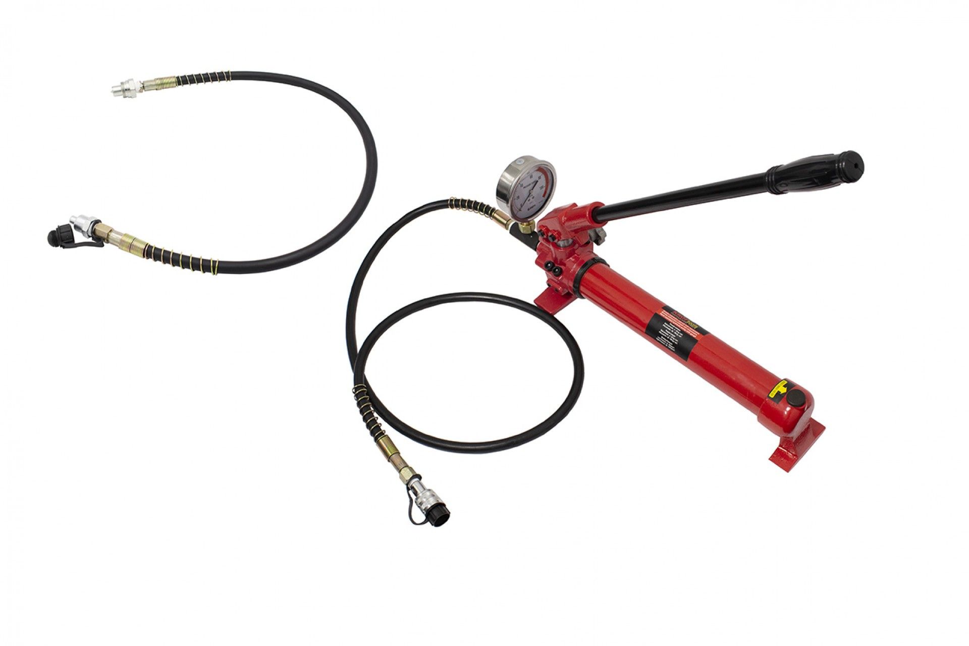 HAND OPERATED HYDRAULIC PUMP WITH GAUGE