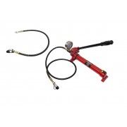 HAND OPERATED HYDRAULIC PUMP WITH GAUGE