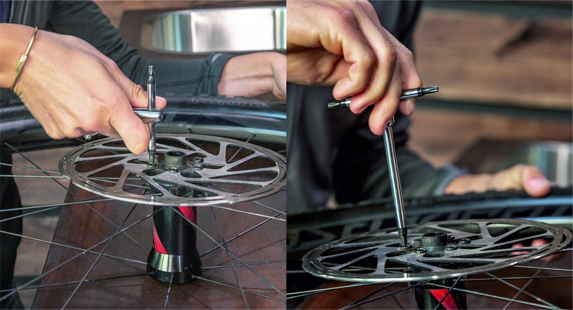 KIT 9PZS LLAVES EN T CON TRES EXTREMIDADES MACHO TORX T10-T50