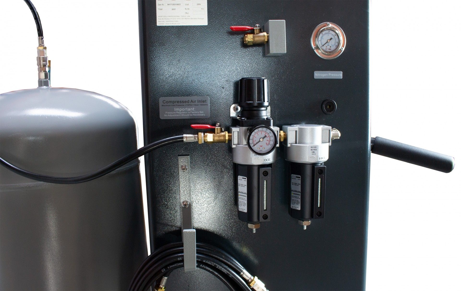 MÁQUINA NITROGÉNIO PNEUS PESADOS 145PSI/10BAR