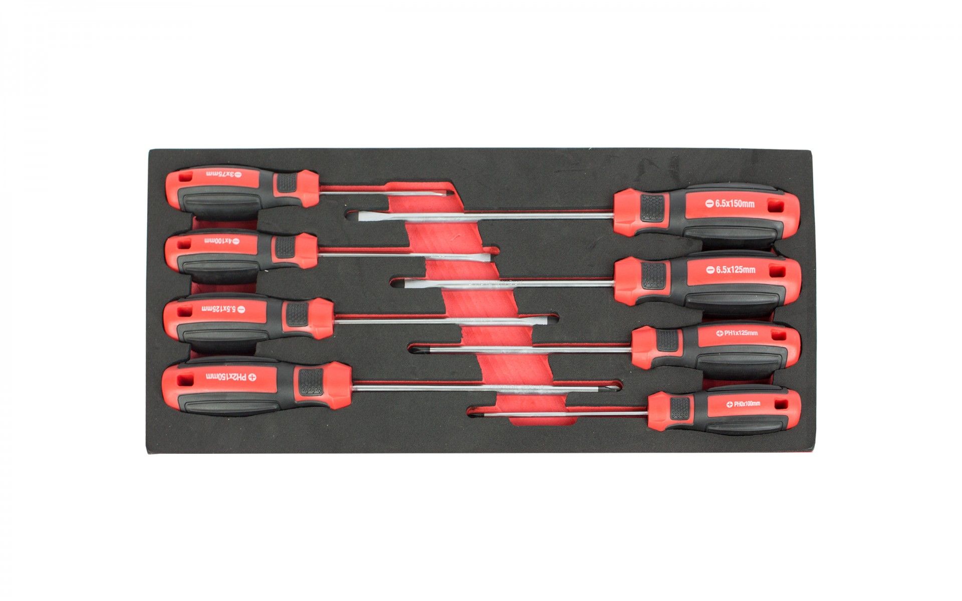 SET DI CACCIAVITI PIATTI E PH 8 PZ