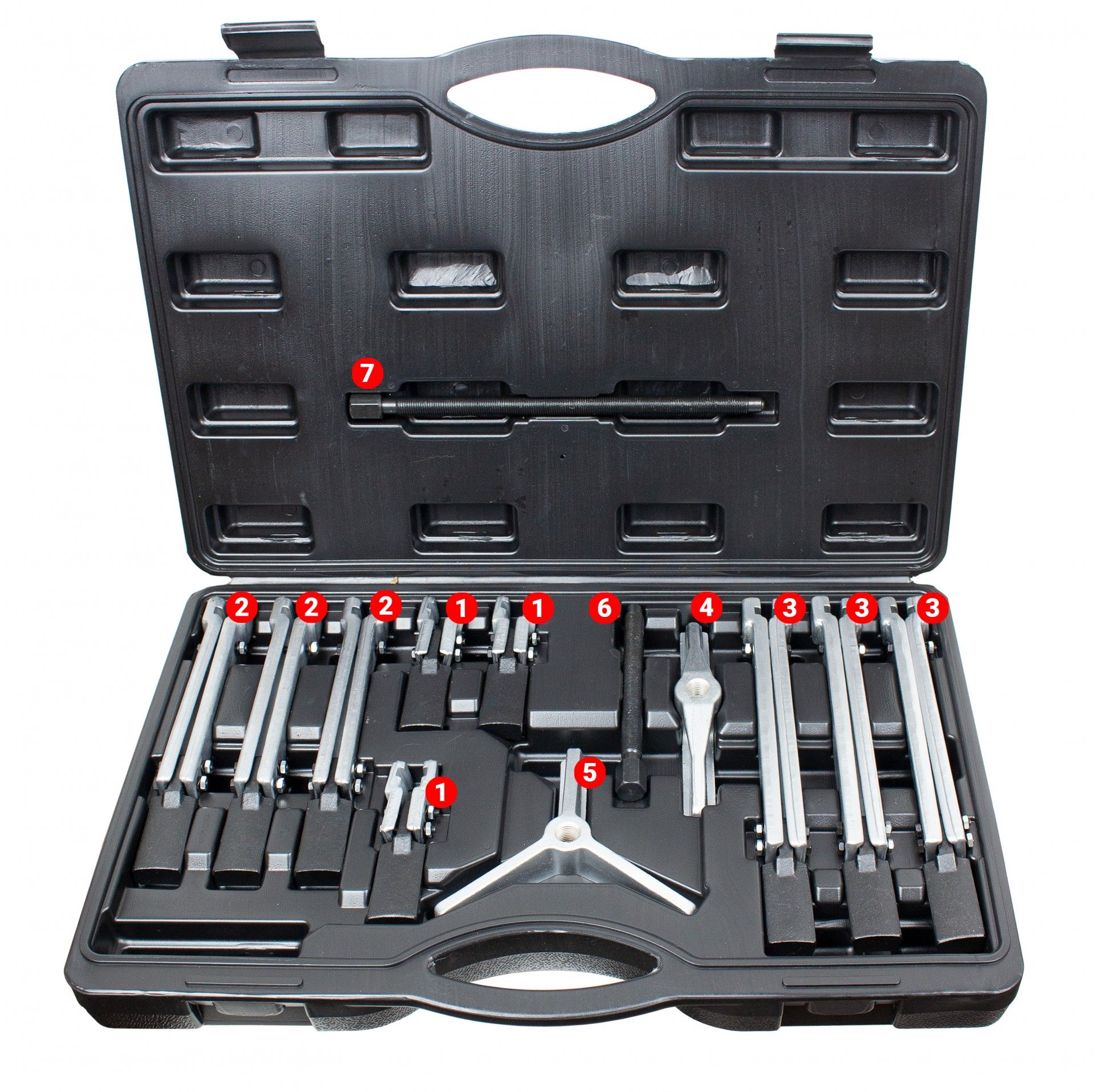 JOGO 13PCS SACA DUAS E TRÊS PERNAS COM 3 PROFUNDIDADES