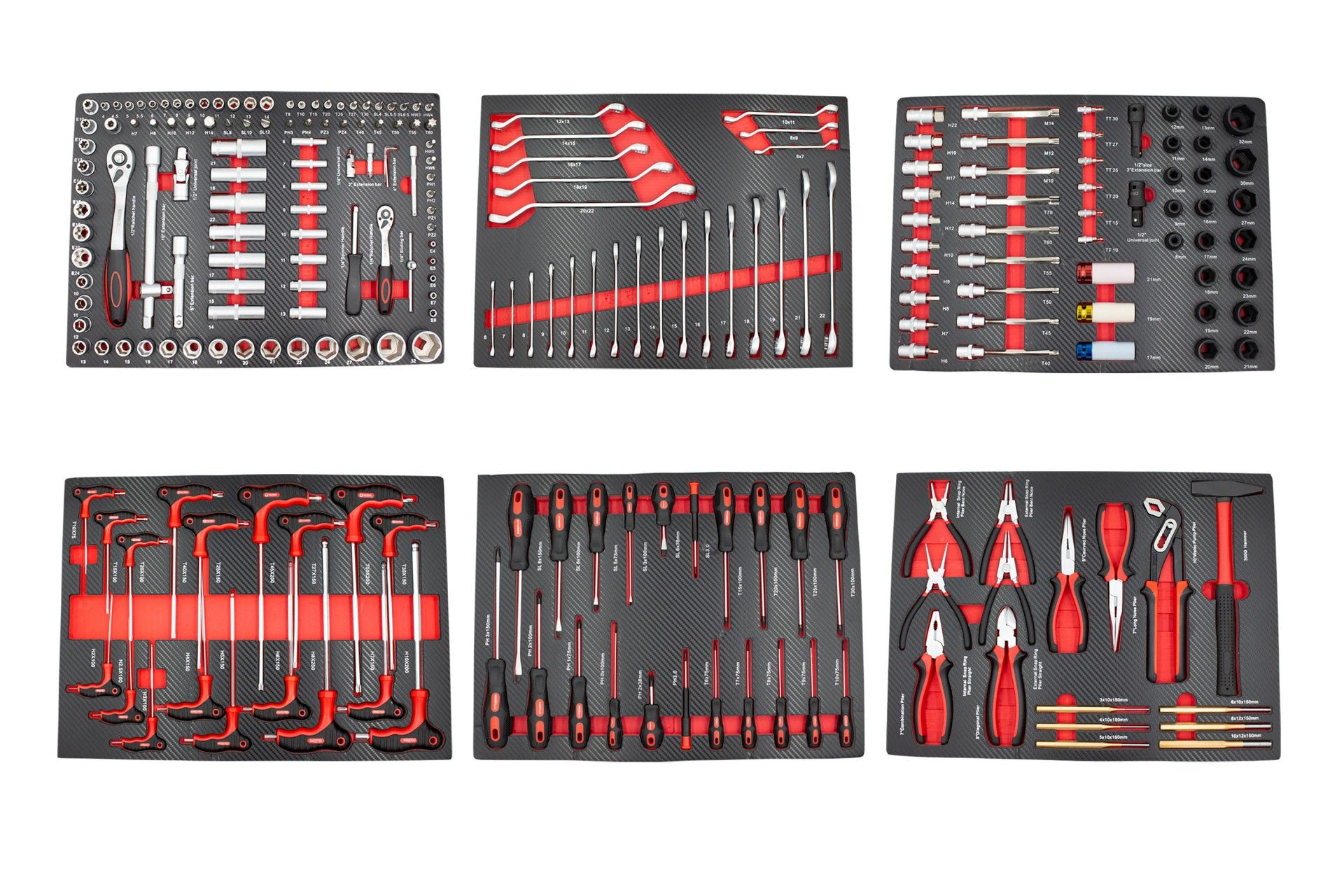236PCS TOOLS SET FOR 6 DRAWERS