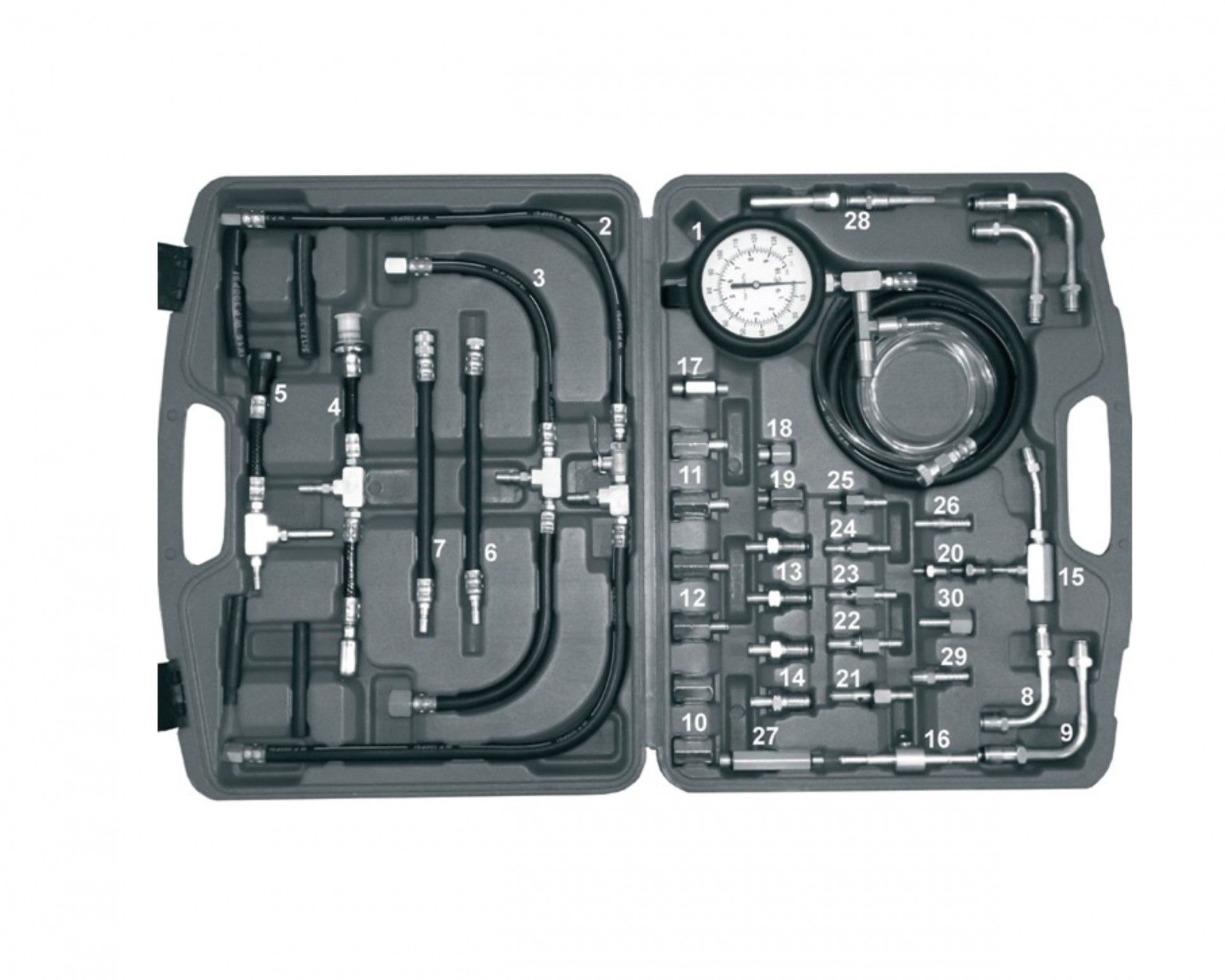 KIT MANÓMETRO TESTE INJEÇÃO GASOLINA MONO MULTI