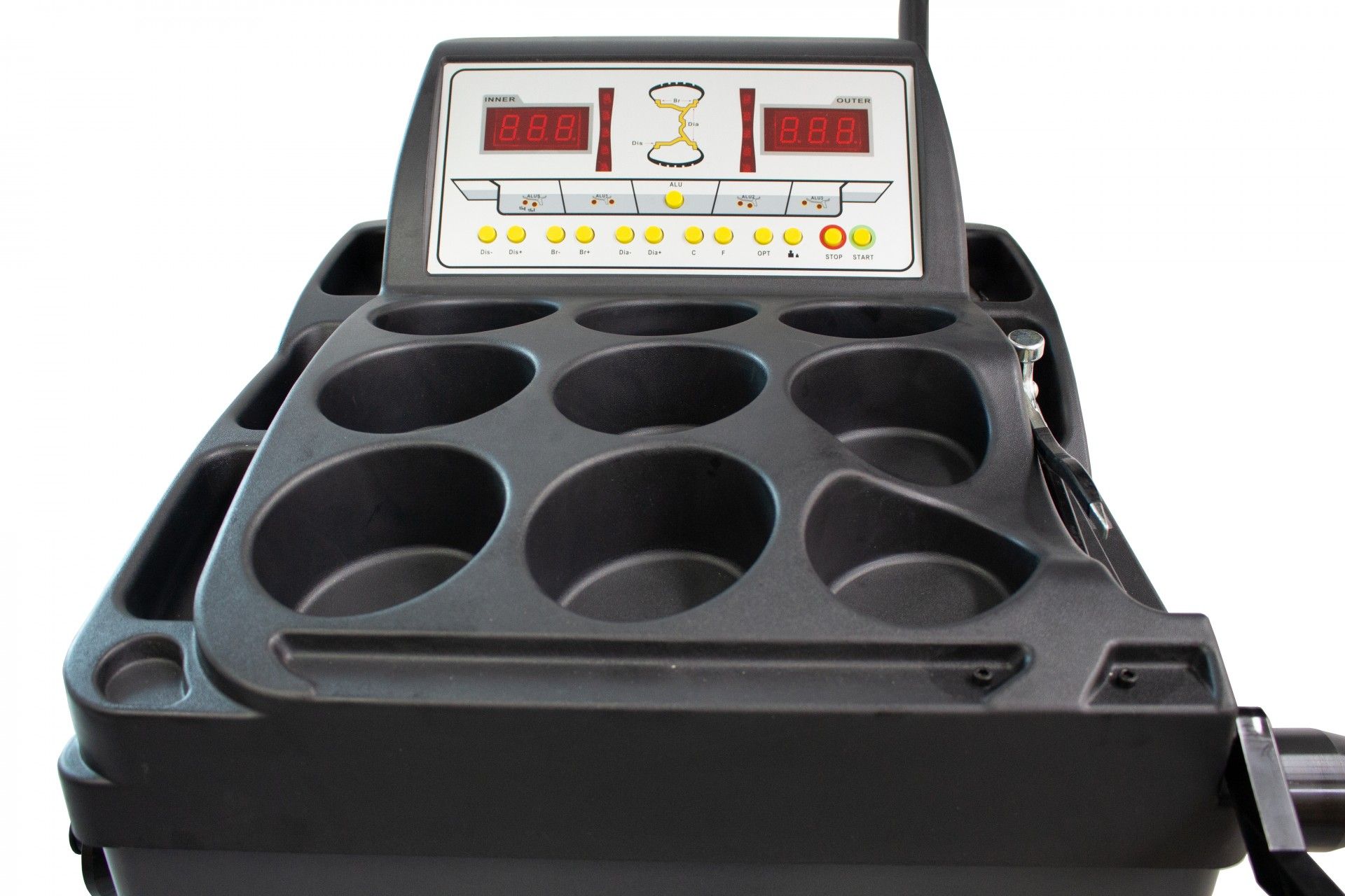 MÁQUINA CALIBRAR RODAS SEMI-AUTOMÁTICA 10"-24"