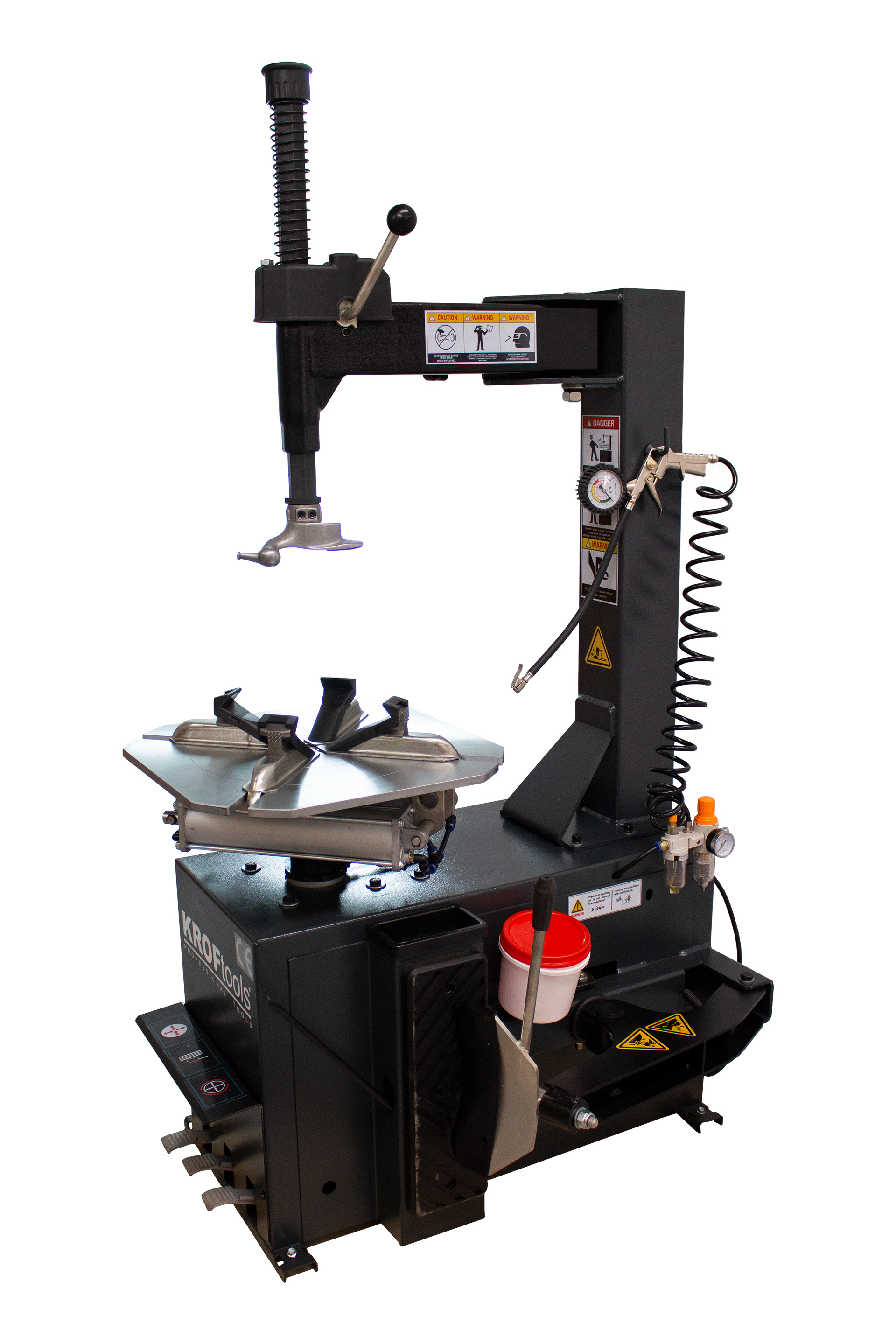 SEMI-AUTOMATIC TIRE CHANGER WITH FIXED ARM 220V