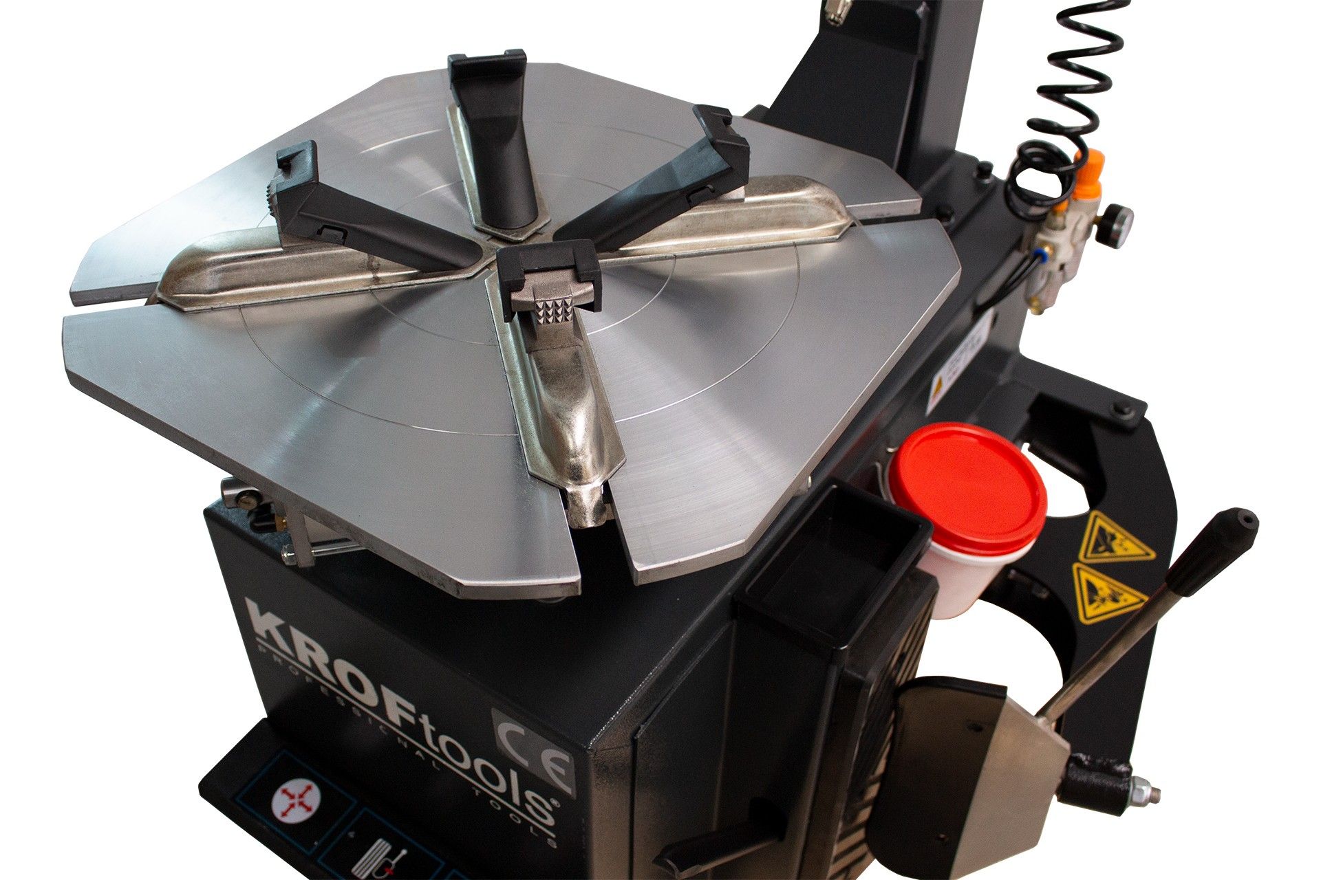 SEMI-AUTOMATIC TIRE CHANGER WITH FIXED ARM 220V