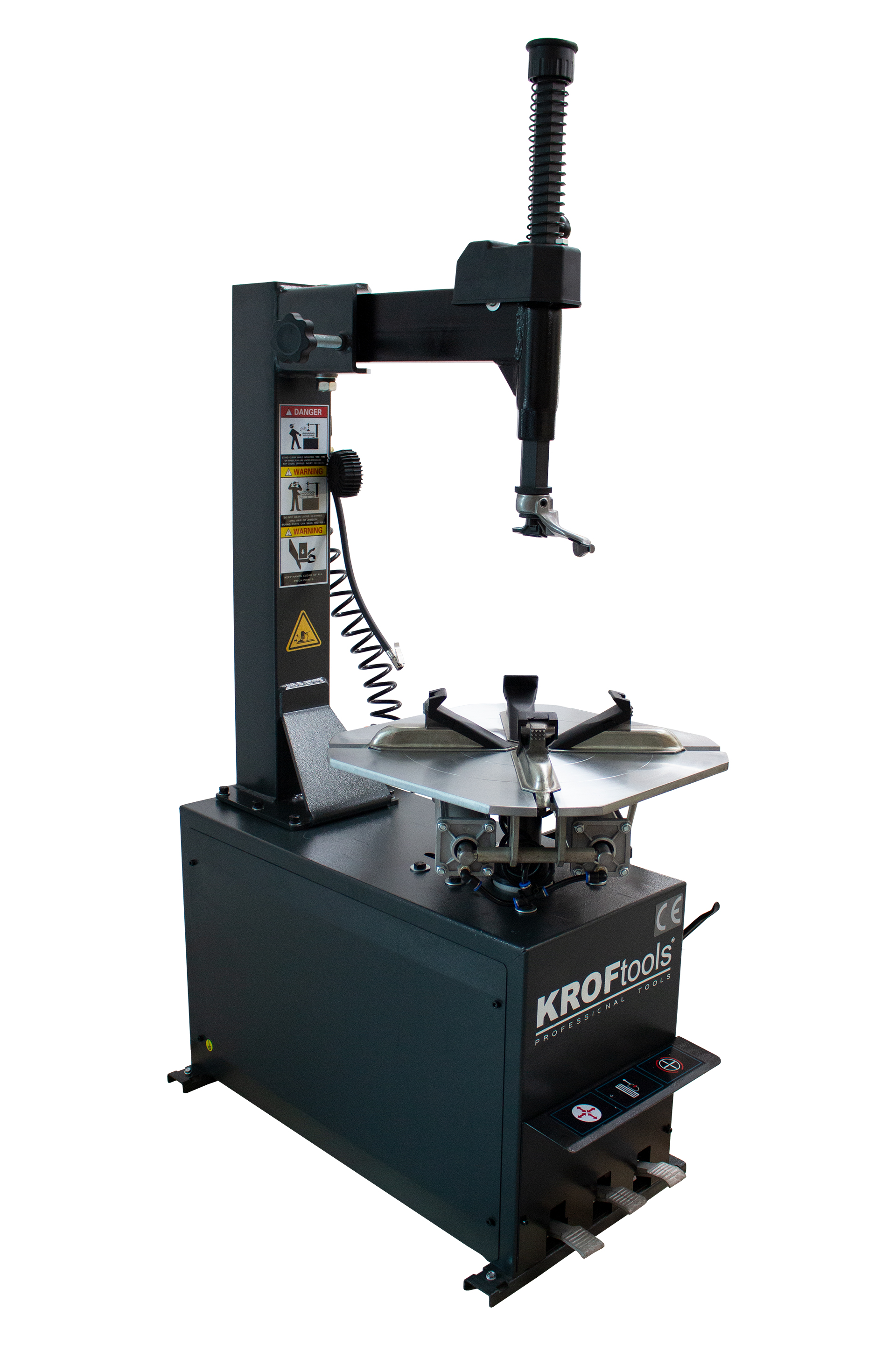 SEMI-AUTOMATIC TIRE CHANGER WITH FIXED ARM 220V