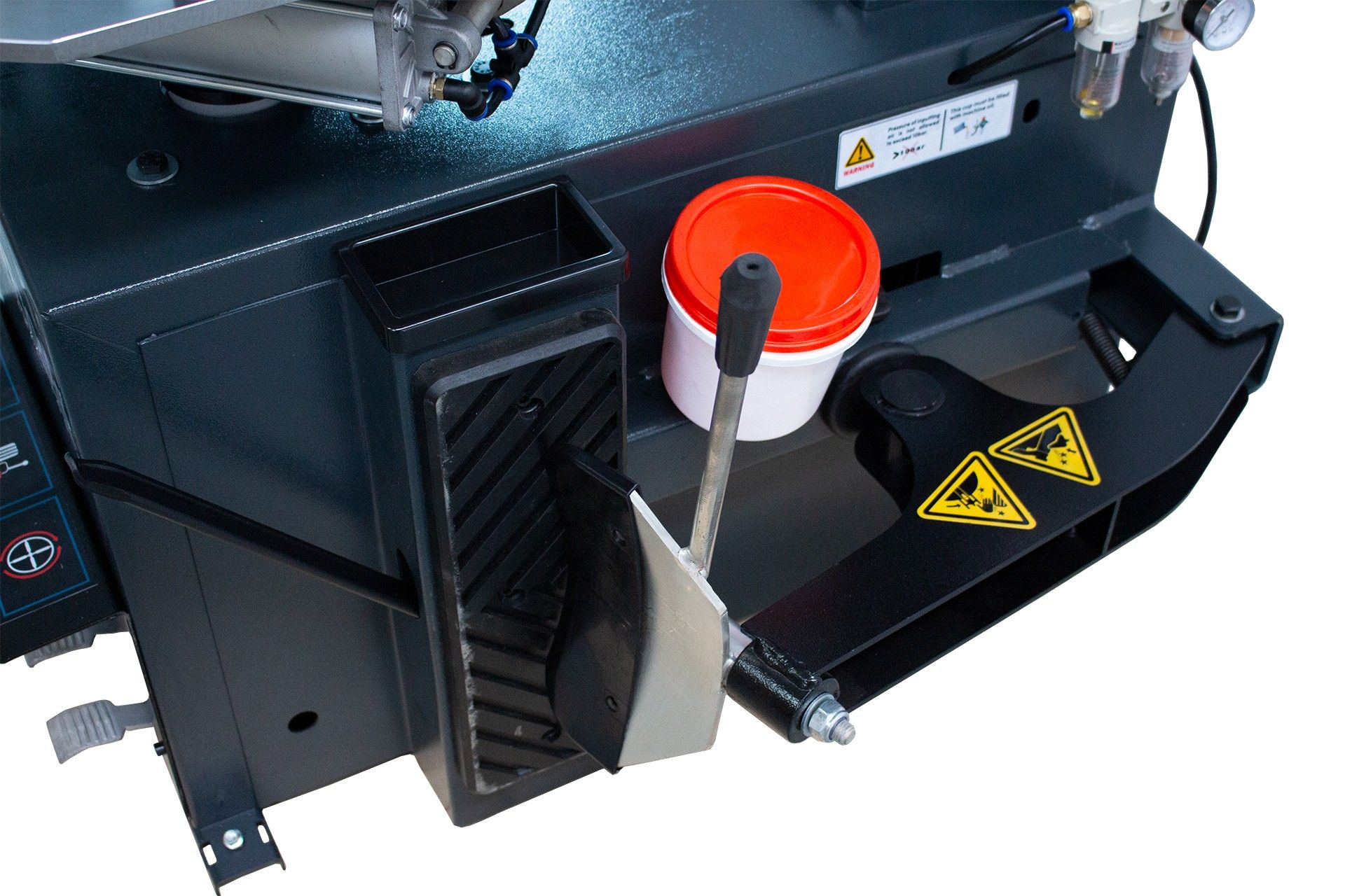 SEMI-AUTOMATIC TIRE CHANGER WITH FIXED ARM 220V