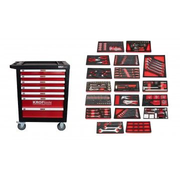 TOOL CABINET 7 DRAWERS 353PCS - RED