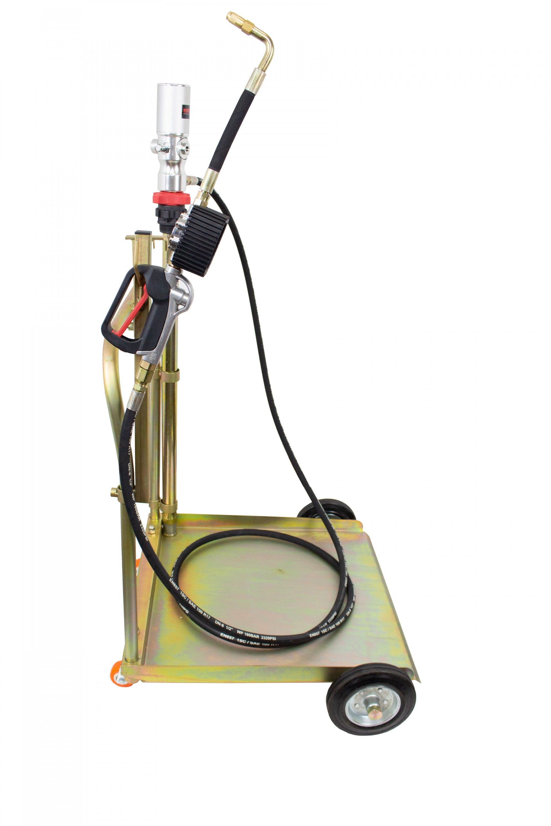 TROLLEY MOUNTED PNEUMATIC 5:1 OIL DISPENSER KIT 180-22Kg