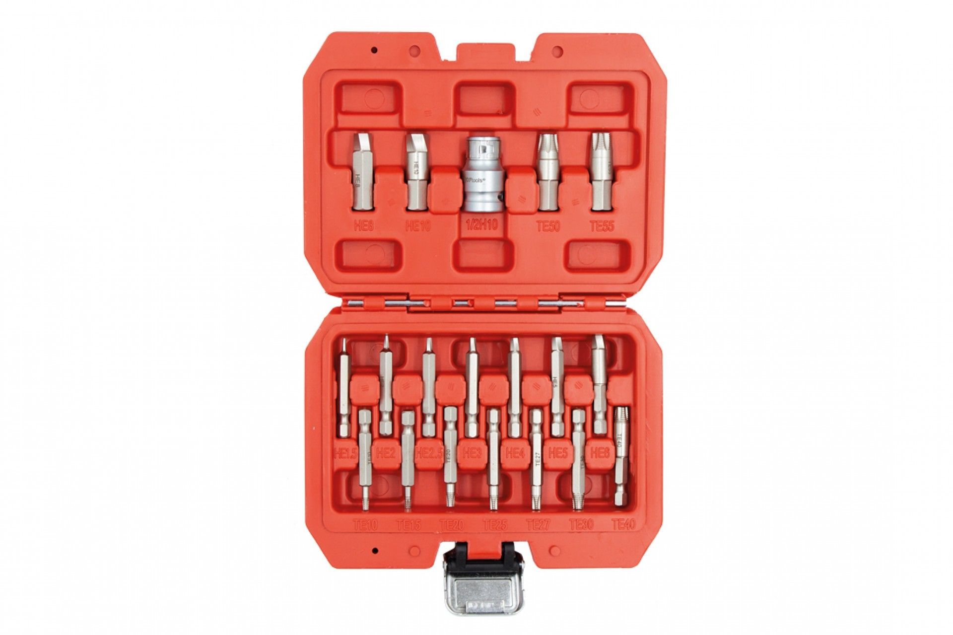 EXTRACTOR SET FOR TORX/HEX FITTINGS 19PCS