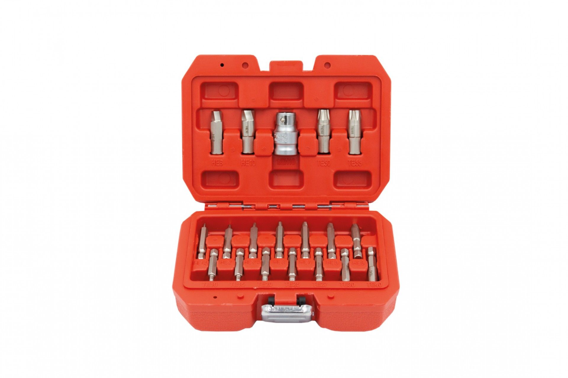 EXTRACTOR SET FOR TORX/HEX FITTINGS 19PCS