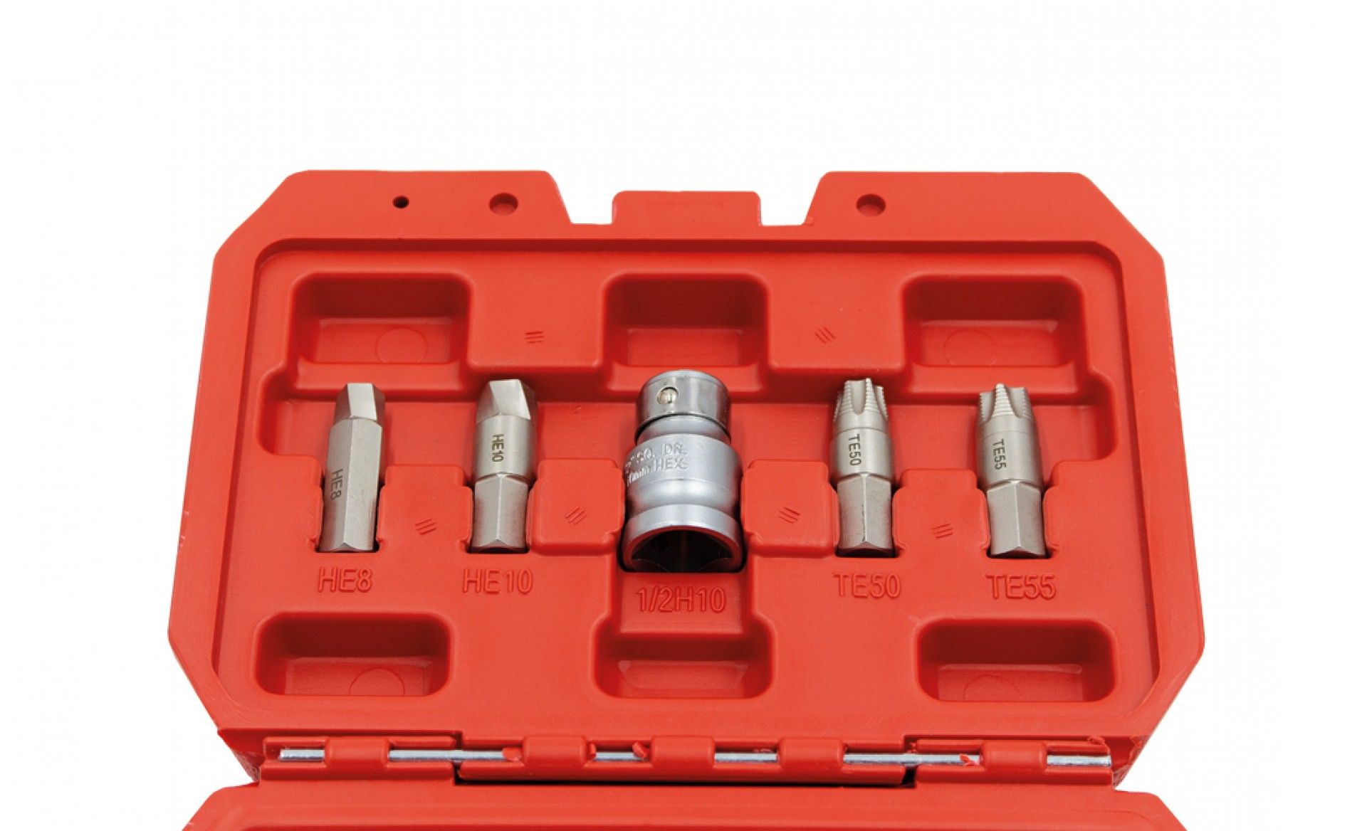 EXTRACTOR SET FOR TORX/HEX FITTINGS 19PCS