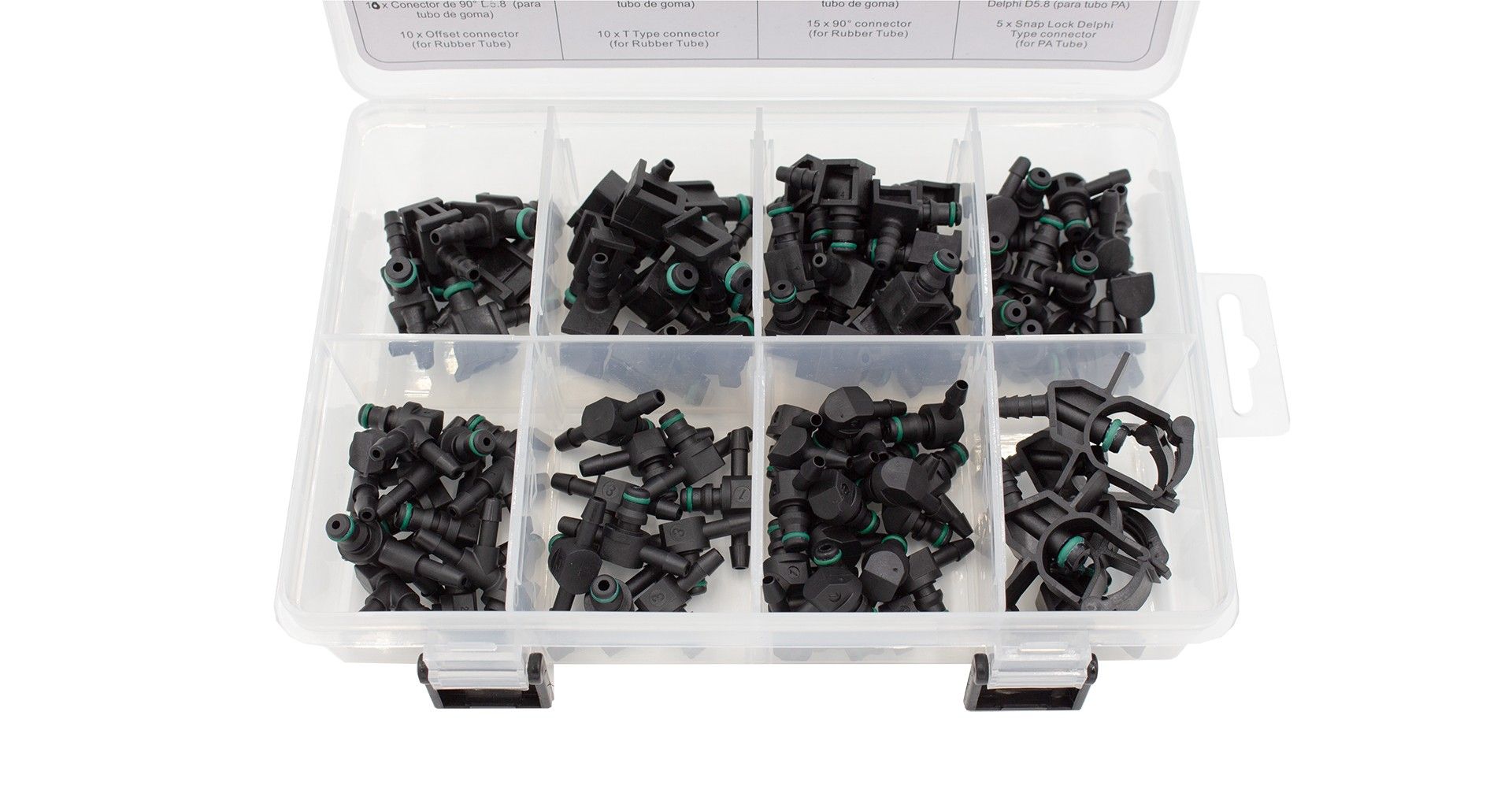 85PCS ASSORTED LEAK OFF CONNECTORS