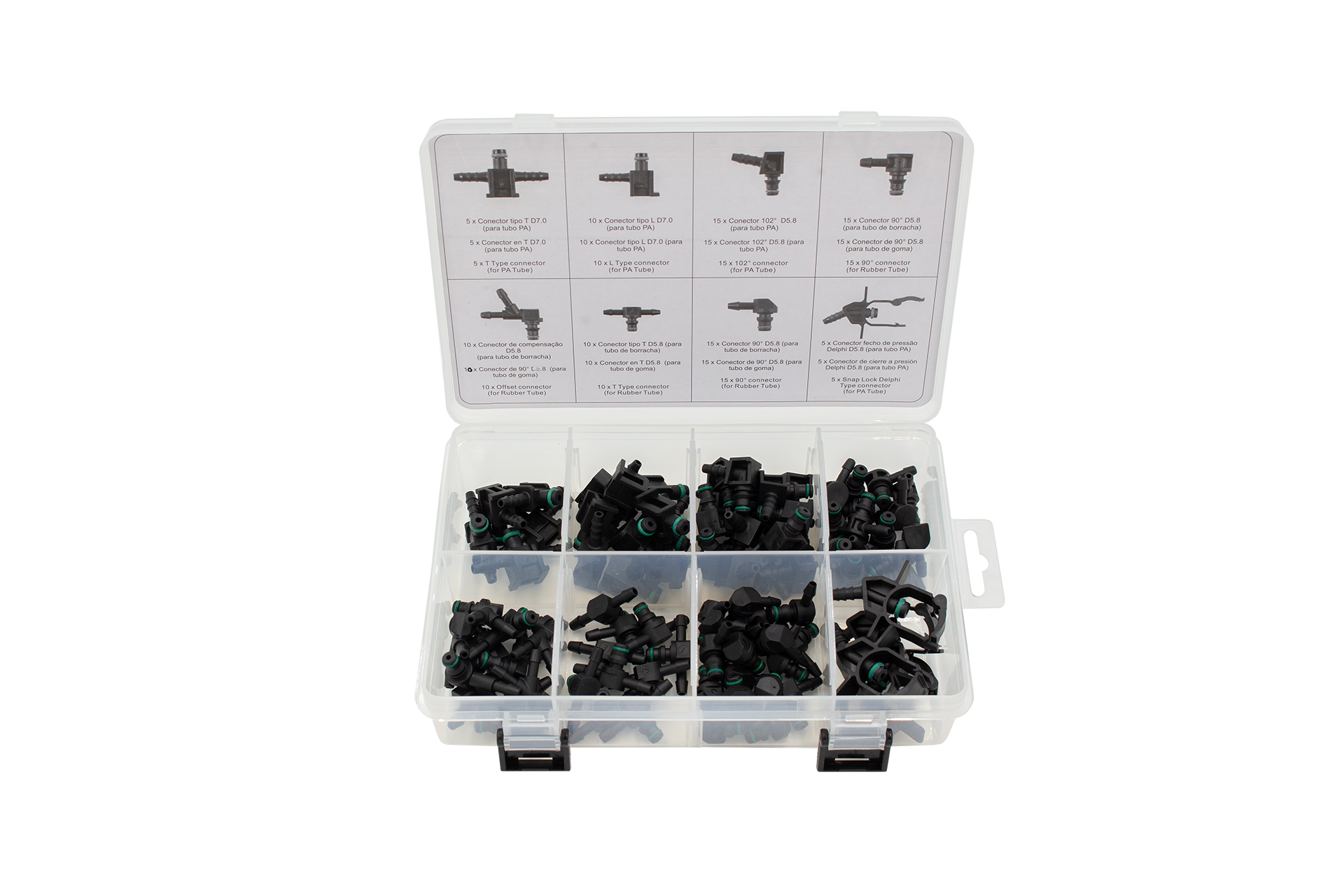 85PCS ASSORTED LEAK OFF CONNECTORS