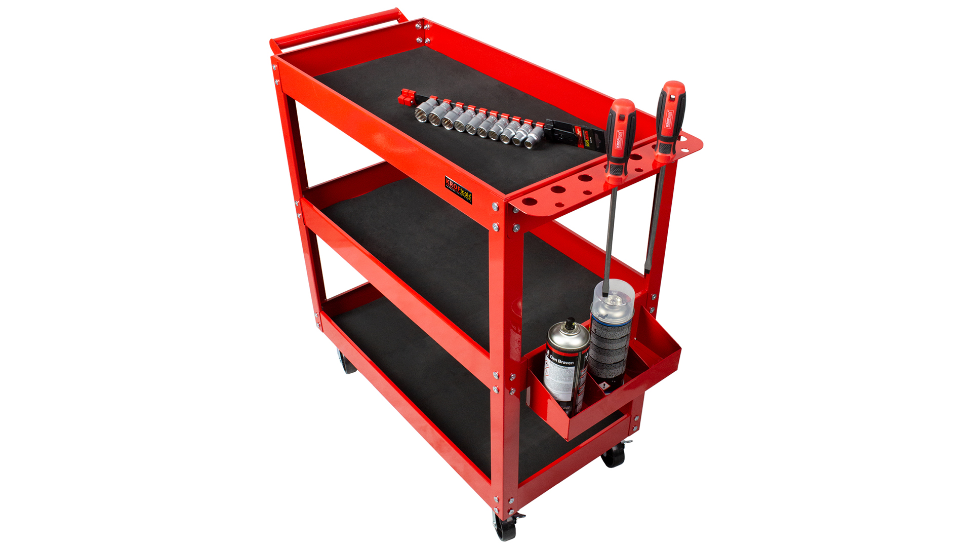 CARRO 3 BANDEJAS CON SOPORTES