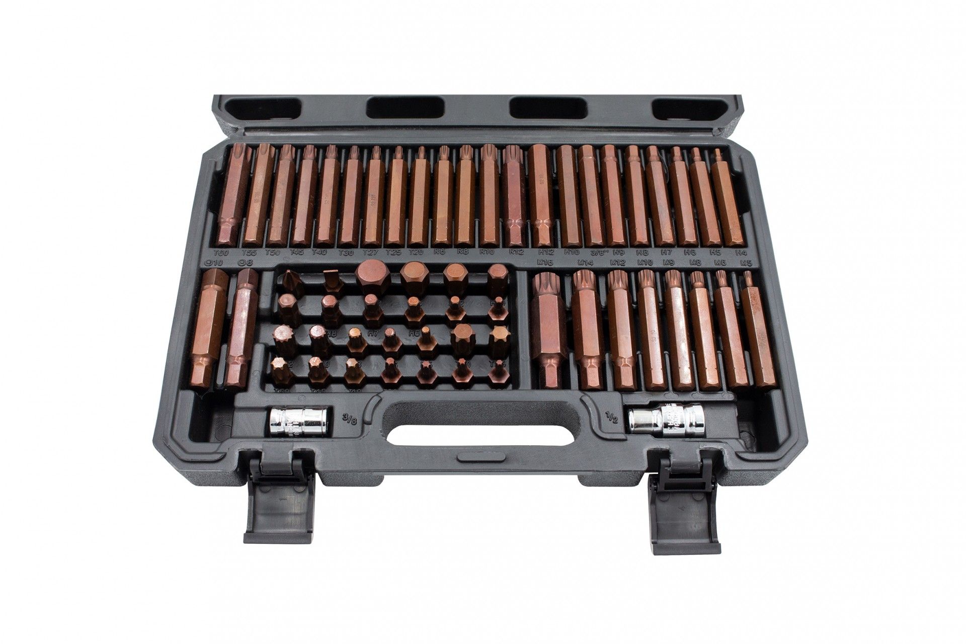 JEU DE 60 PIÈCES EMBOUTS COURTS ET LONGS 10mm