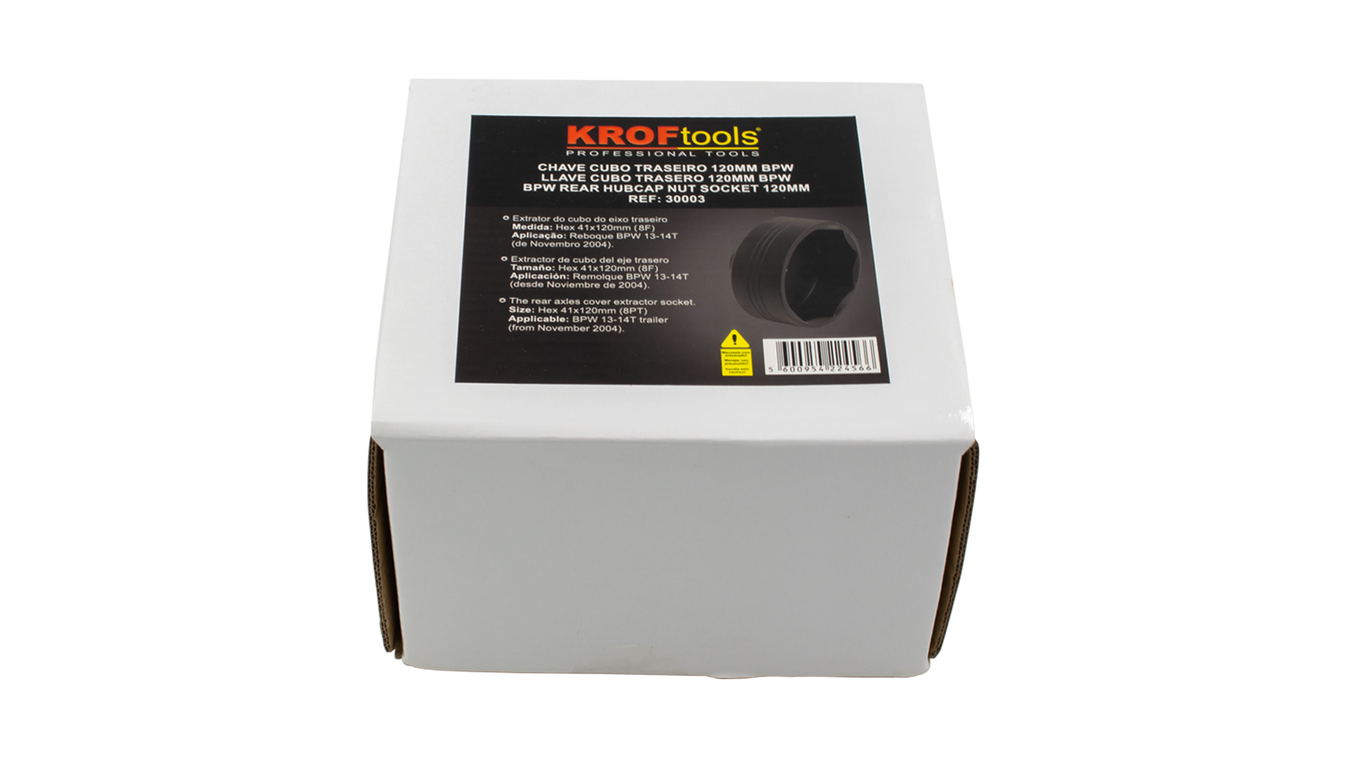 EXTRACTOR BUJE TRASERO 120mm BPW