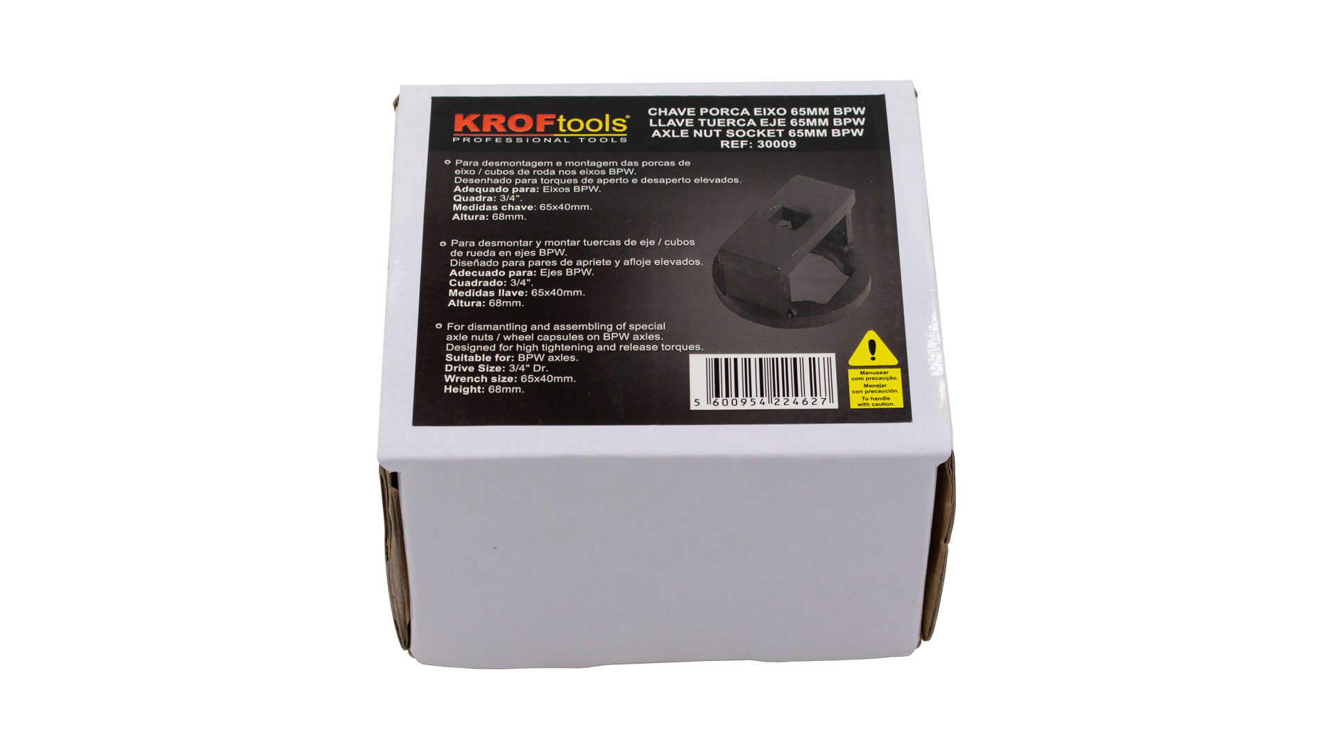 DOUILLE POUR ÉCROU D´AXE 65mm BPW