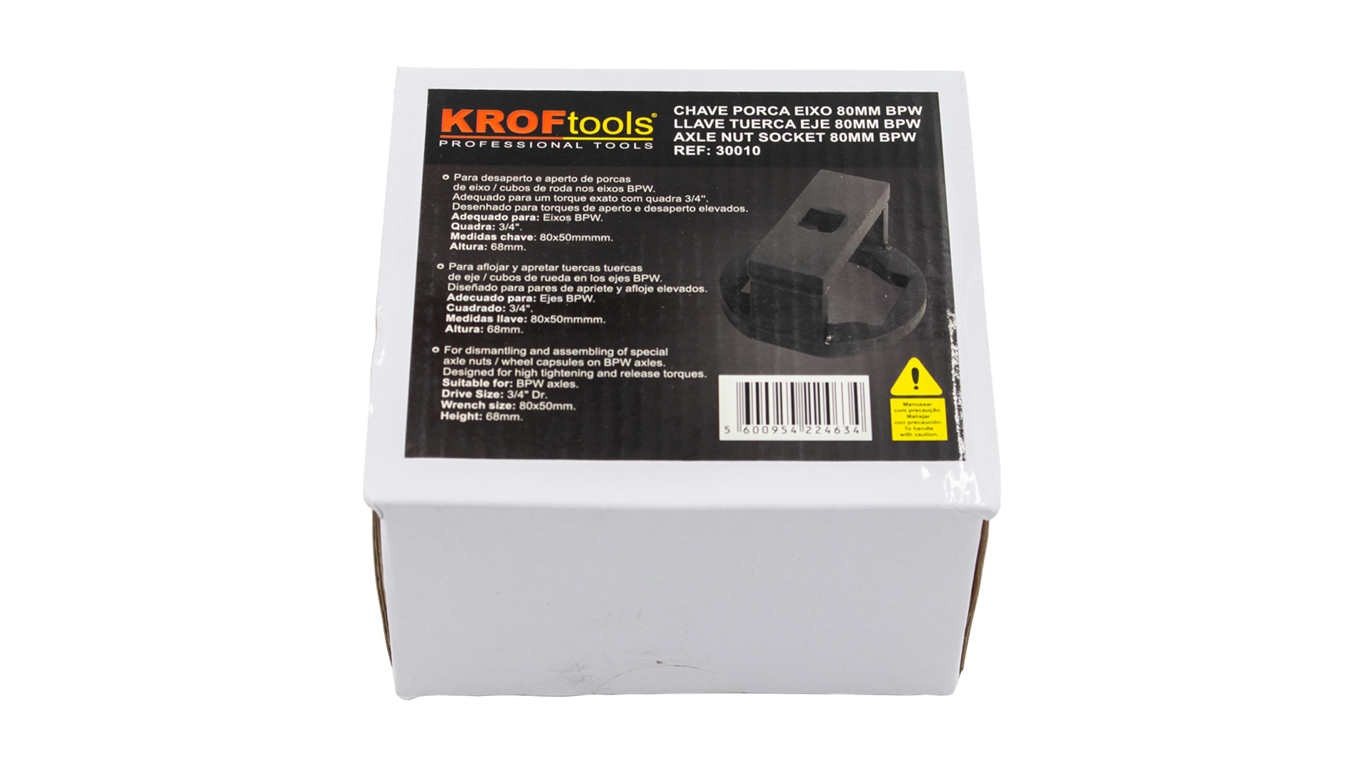 DOUILLE POUR ÉCROU D´AXE 80mm BPW