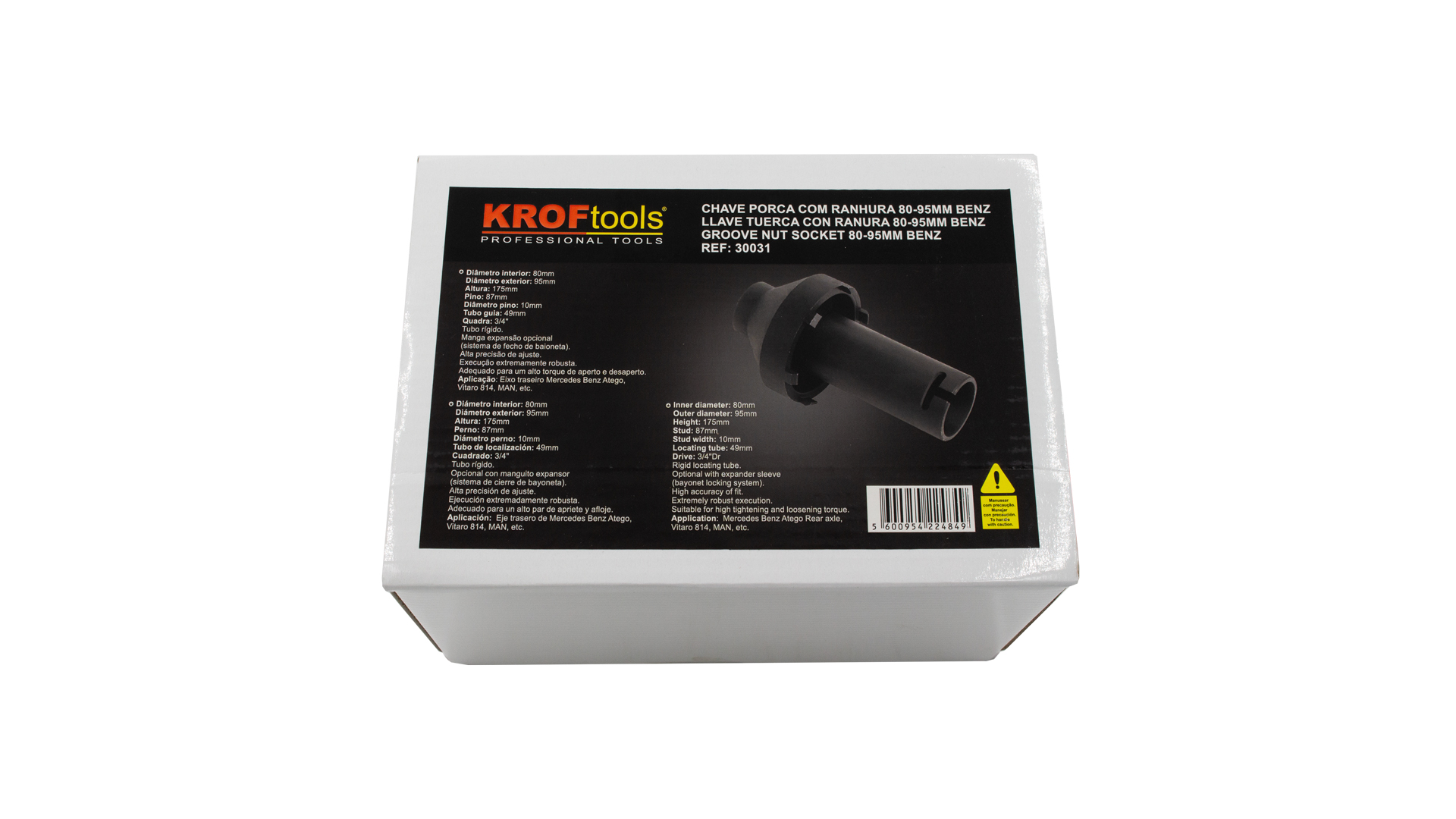 LLAVE TUERCA CON RANURA 80-95mm BENZ