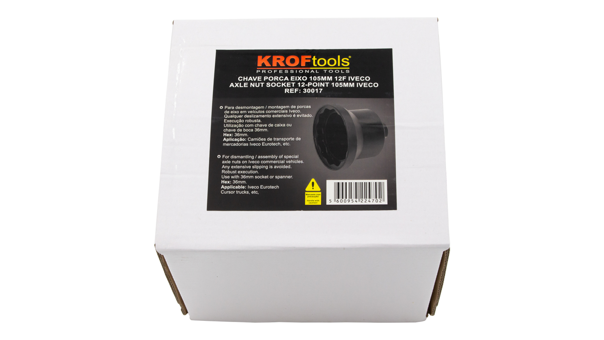 LLAVE TUERCA EJE 105mm 12F IVECO