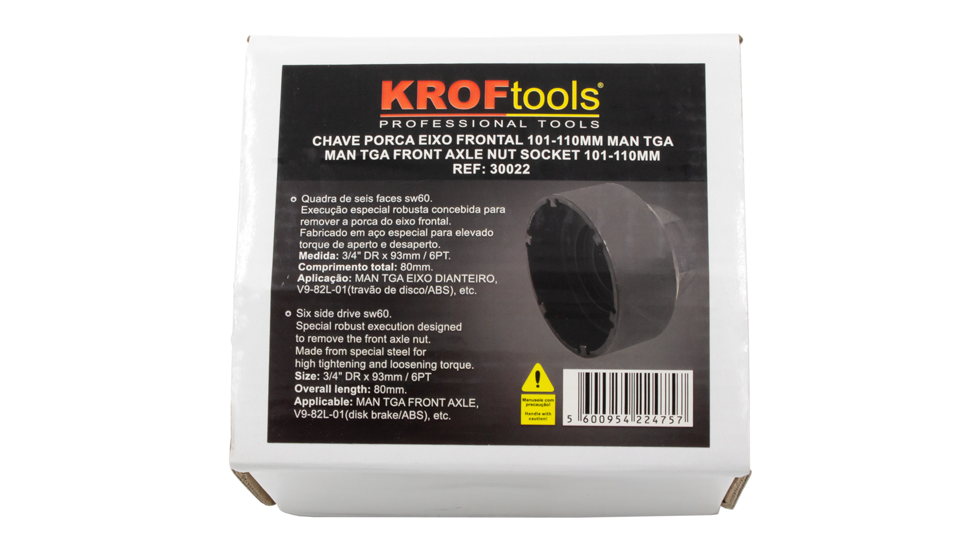 LLAVE TUERCA EJE FRONTAL 101-110mm MAN TGA